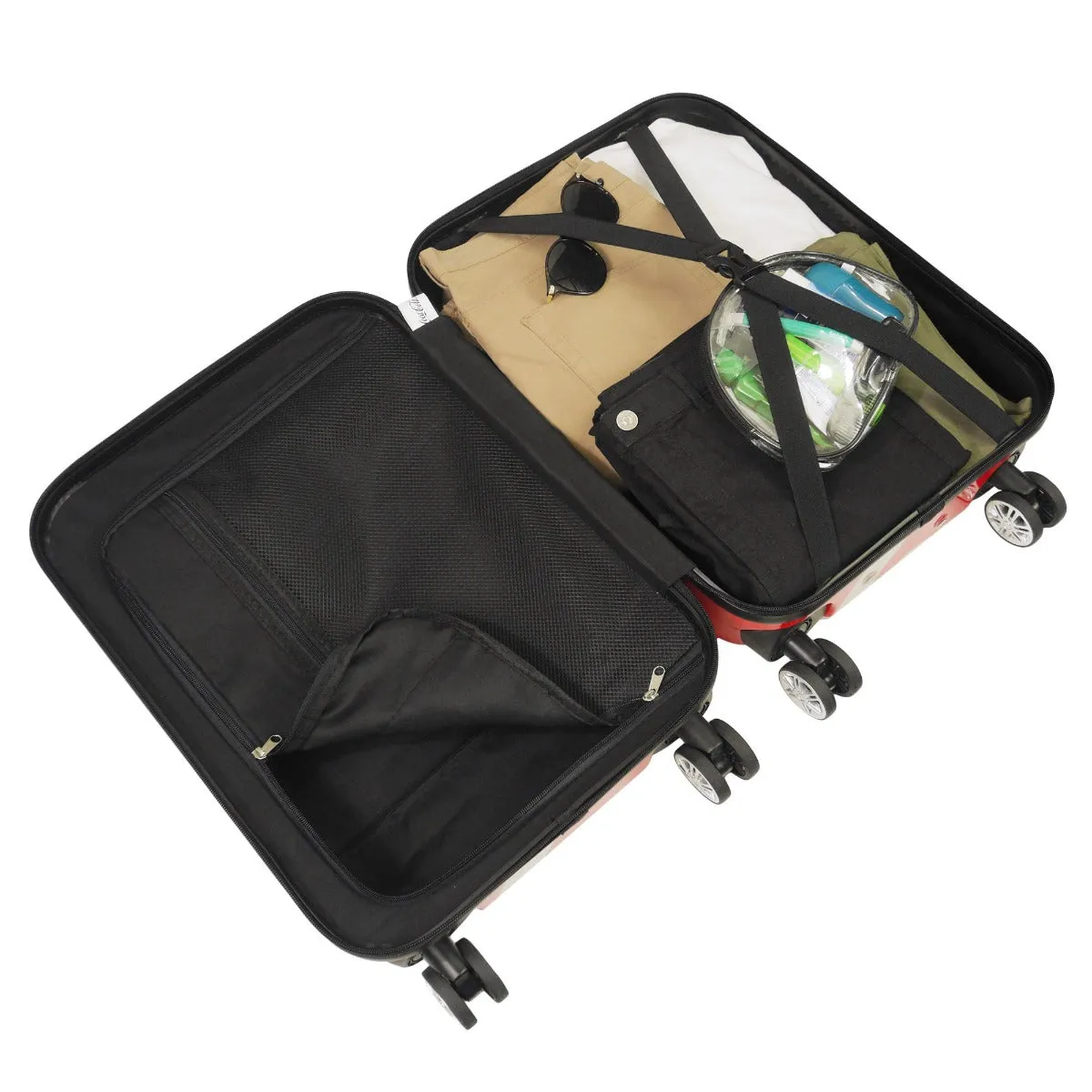Coca Cola 21" Red Hardside Spinner Luggage - Image 2
