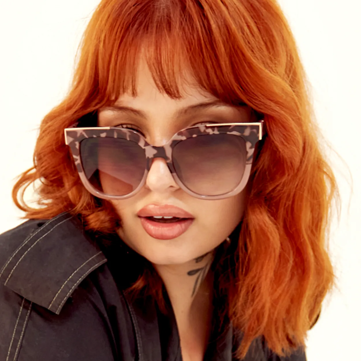 Coco - Sustainable Tortoise Frame Brown Lens Wayfarer Sunglasses - Image 4