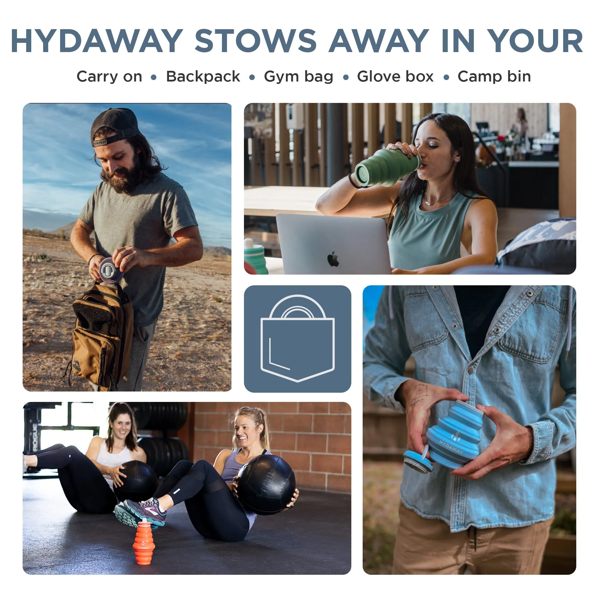 Collapsible Water Bottle | 25oz - Image 23