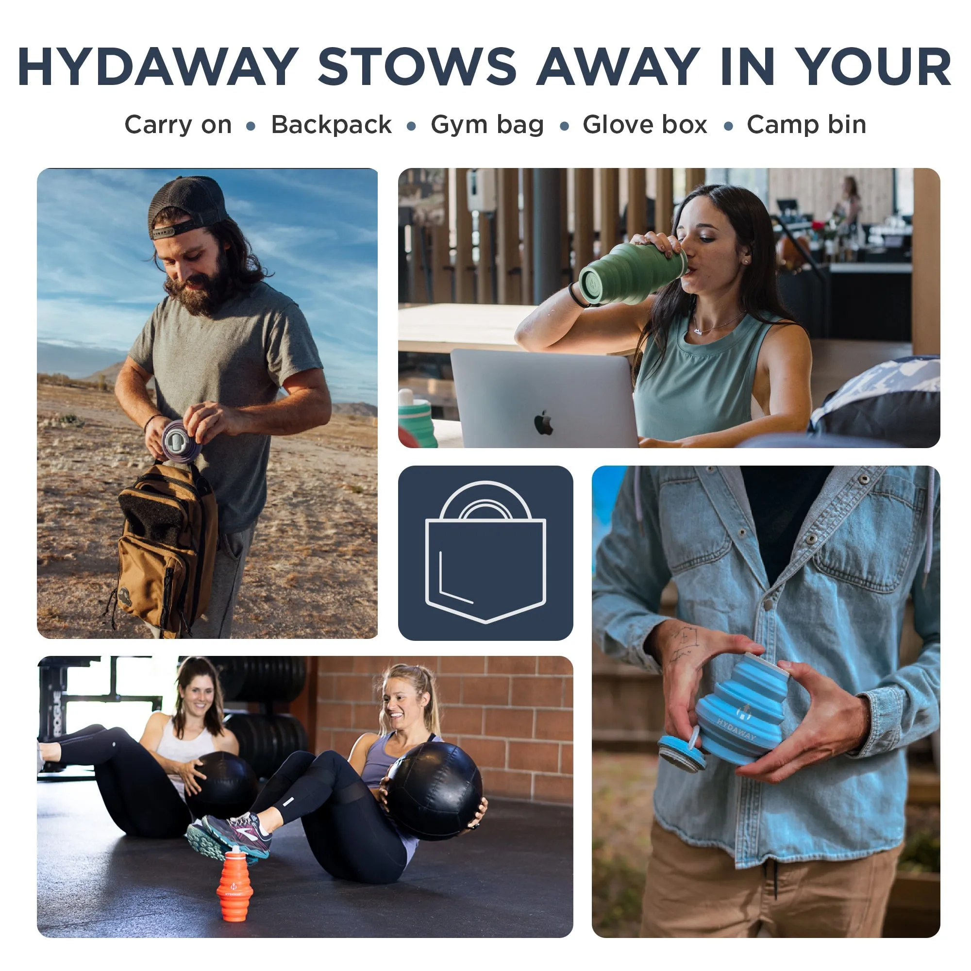 Collapsible Water Bottle | 25oz - Image 29