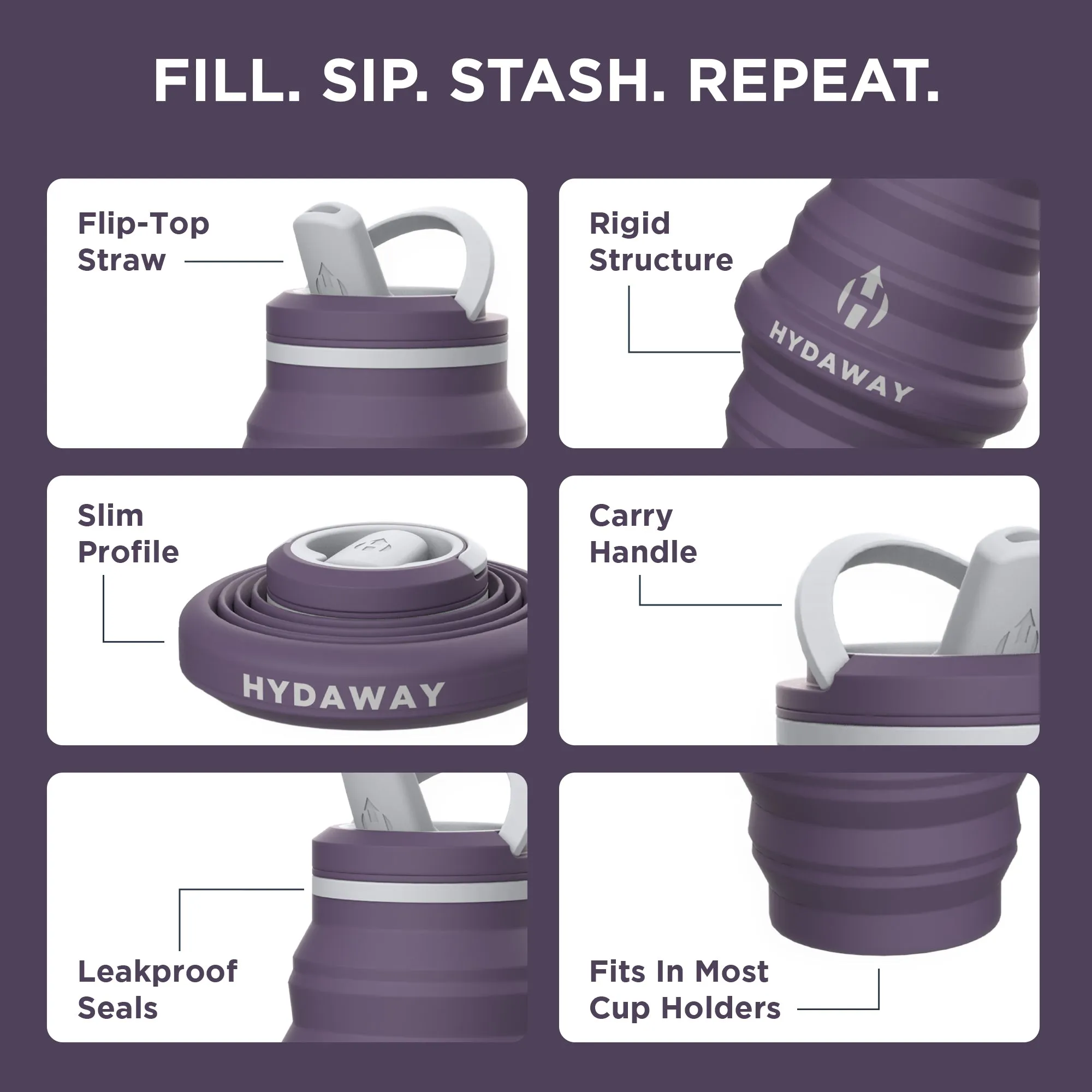 Collapsible Water Bottle | 25oz - Image 5