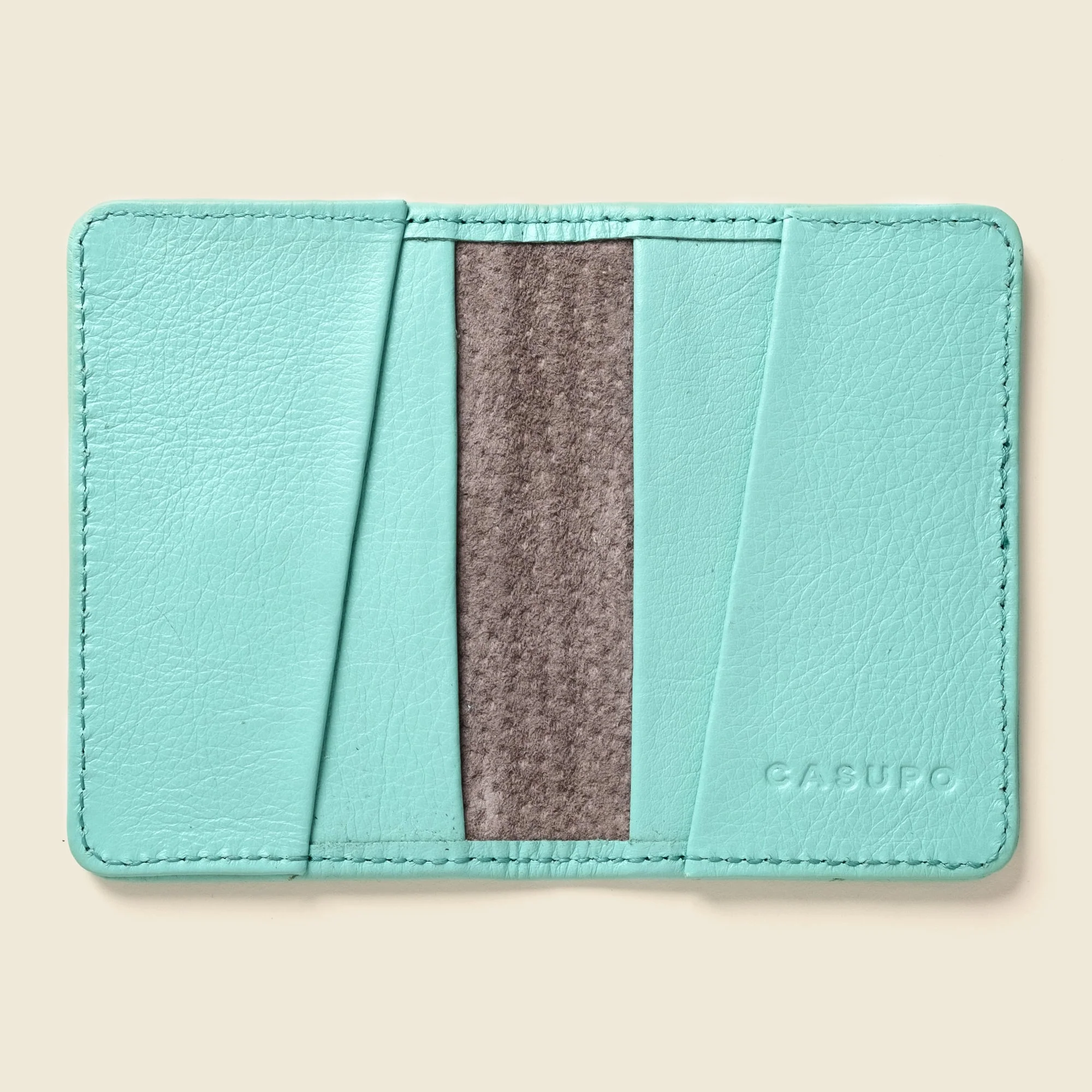 Compact Bifold with RFID Protection - Baby Blue - Image 5
