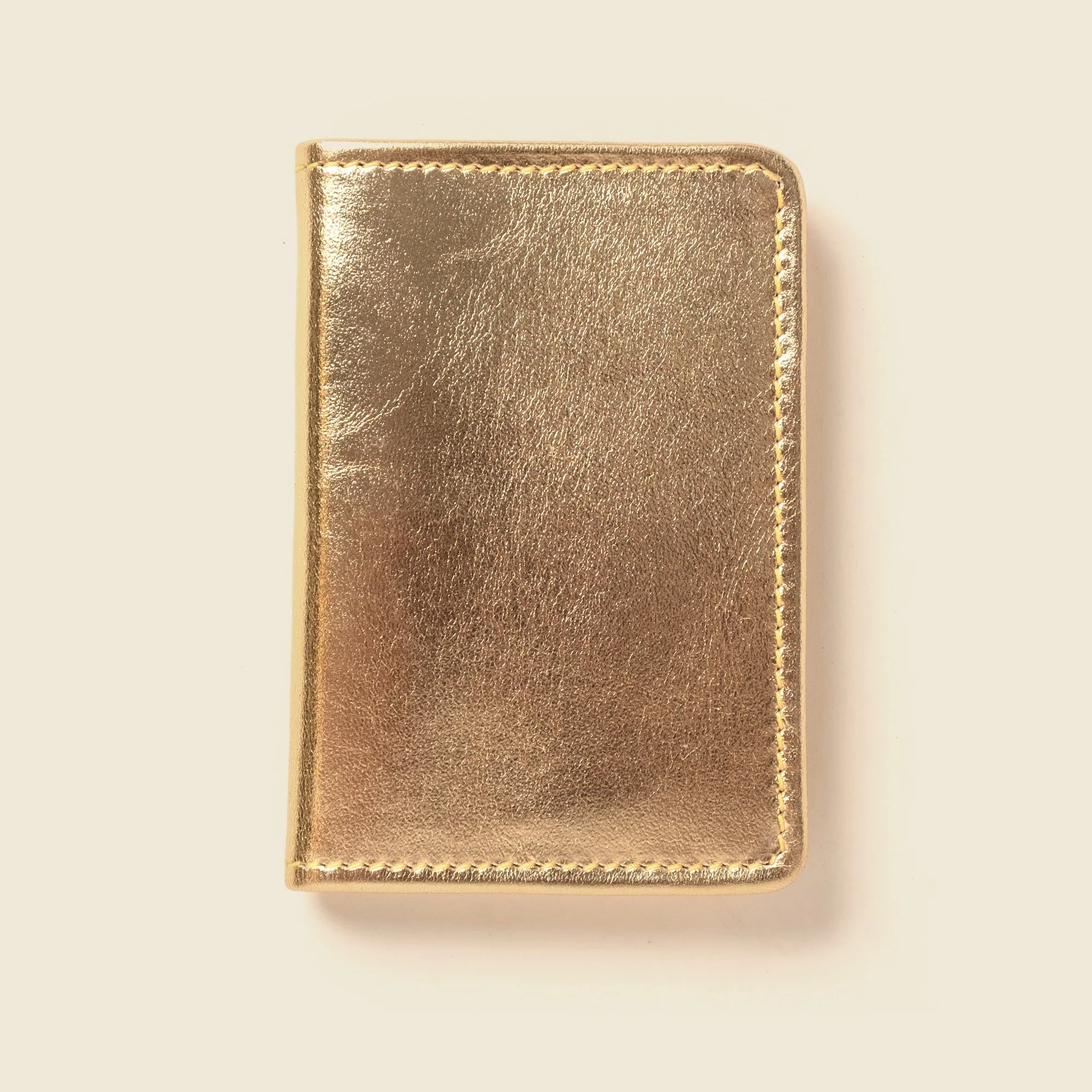 Compact Bifold with RFID Protection - Gold - Image 2