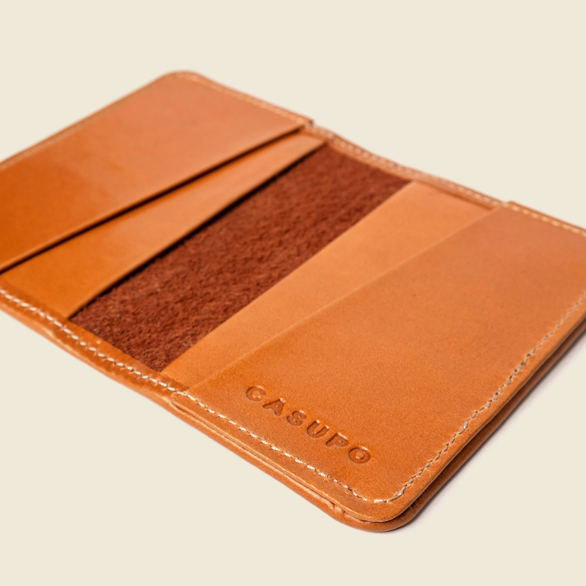 Compact Bifold with RFID Protection - Honey - Image 3