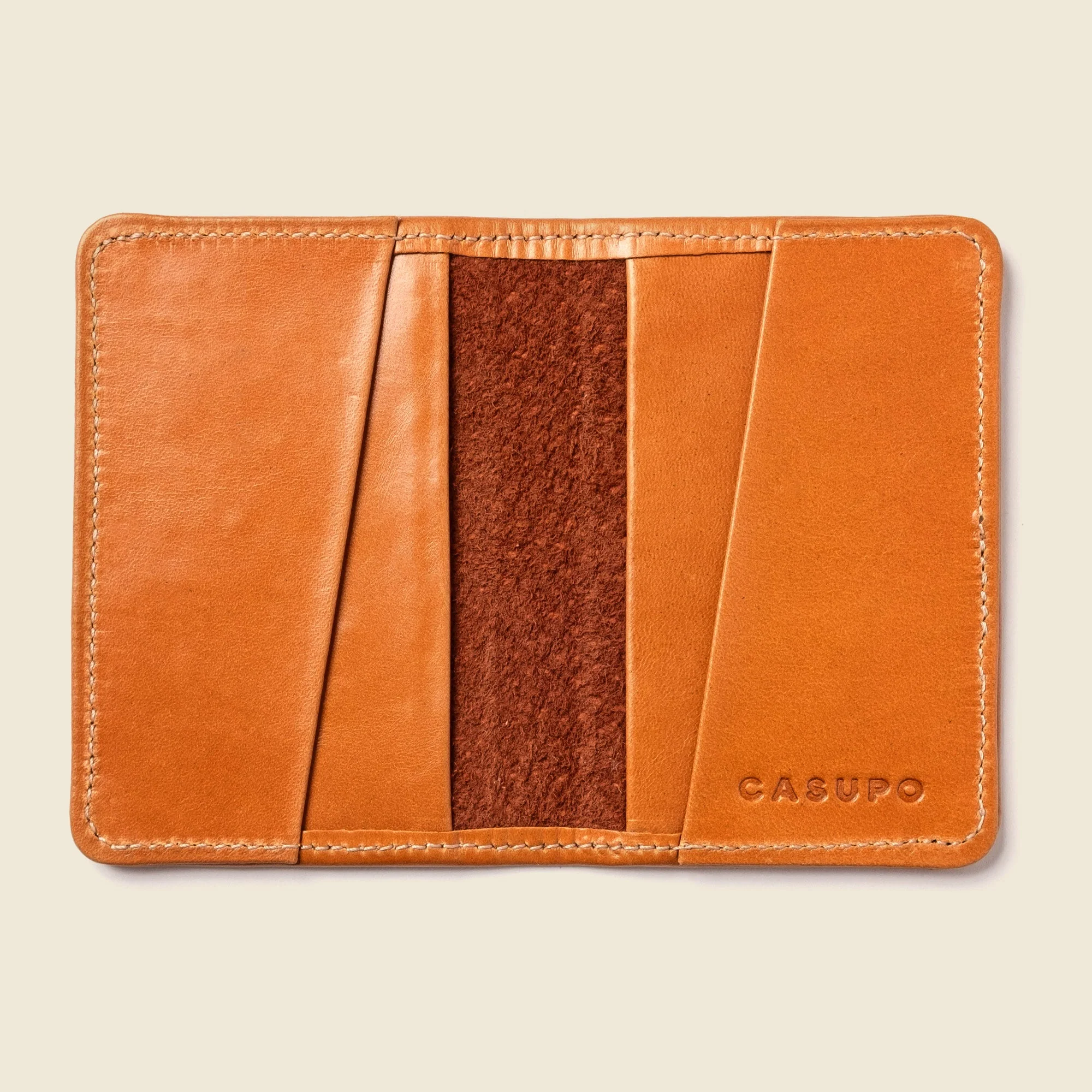 Compact Bifold with RFID Protection - Honey - Image 5