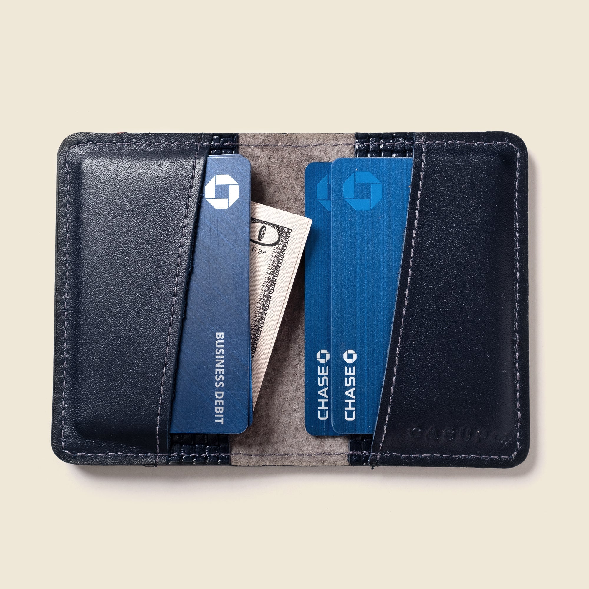Compact Bifold with RFID Protection - Navy Limited Edition - Image 2