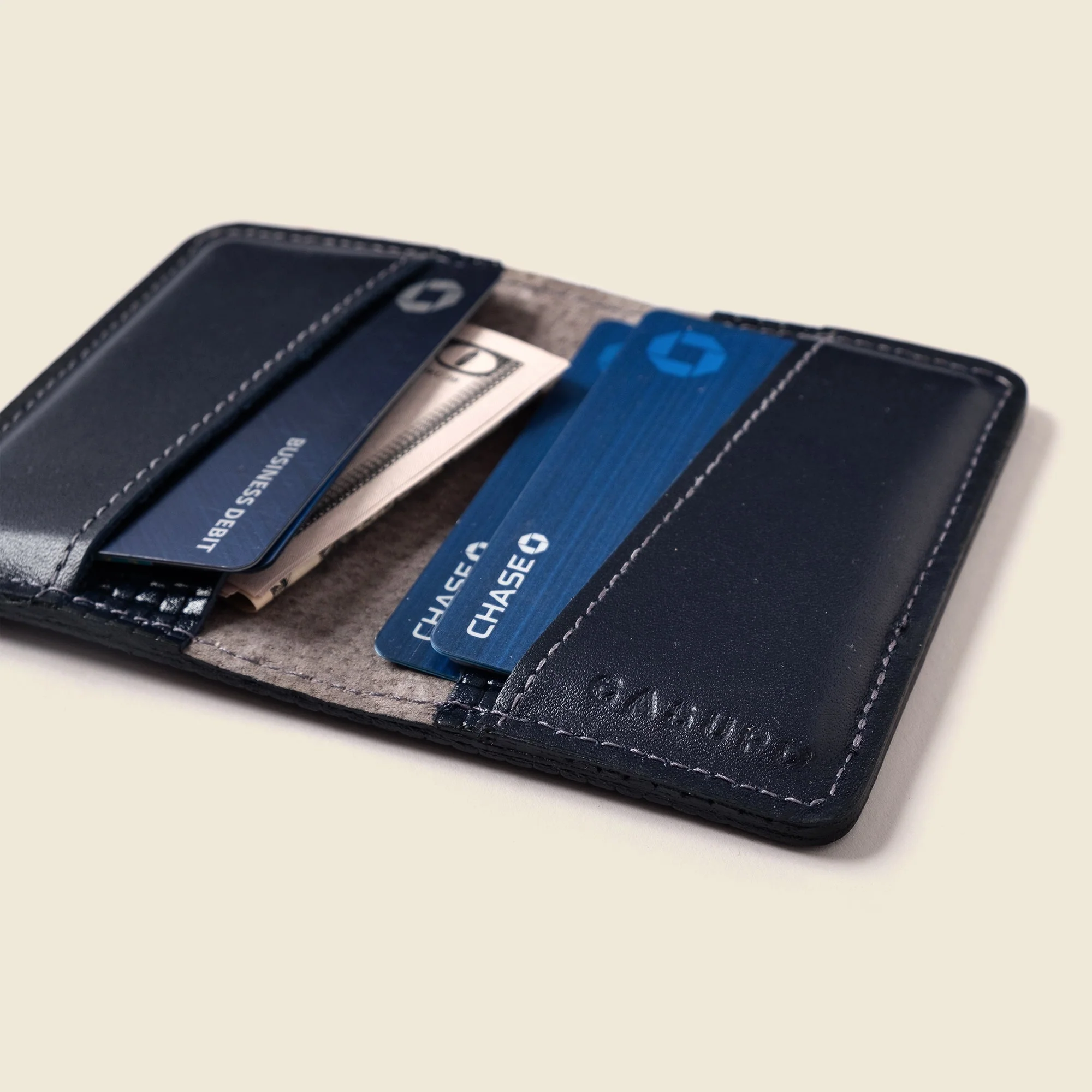 Compact Bifold with RFID Protection - Navy Limited Edition - Image 5
