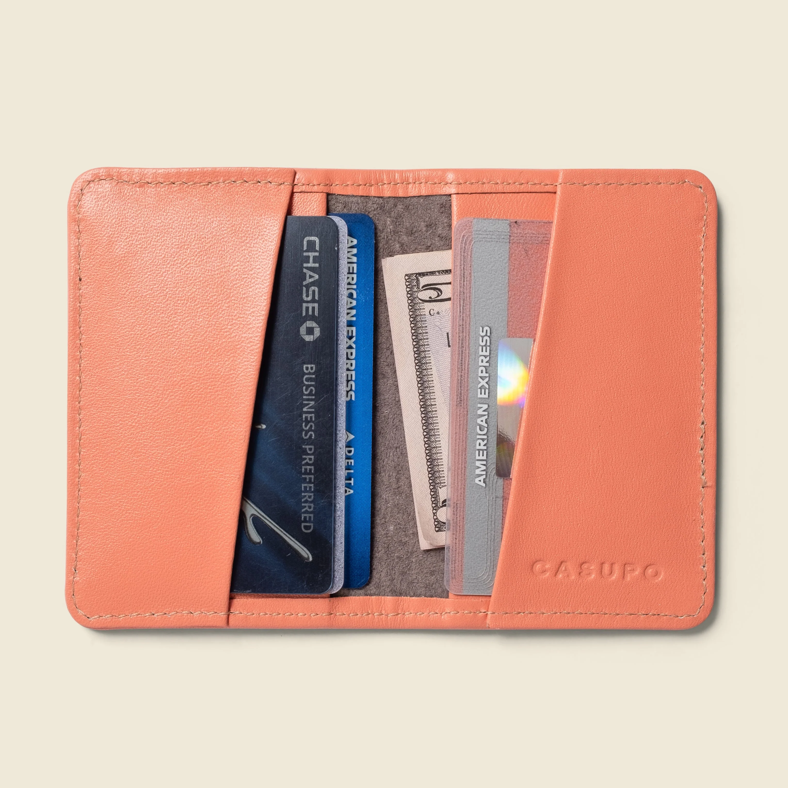 Compact Bifold with RFID Protection - Pink - Image 4