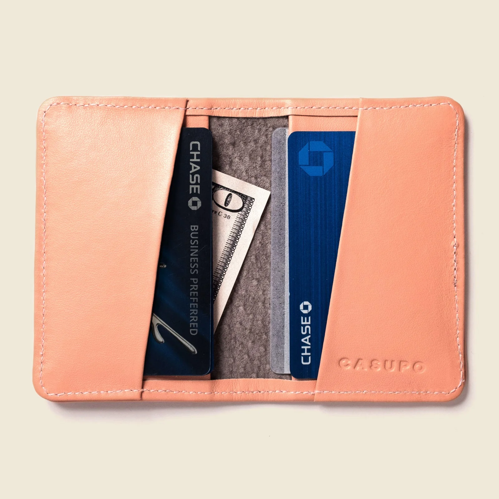 Compact Bifold with RFID Protection - Soft Pink - Image 2