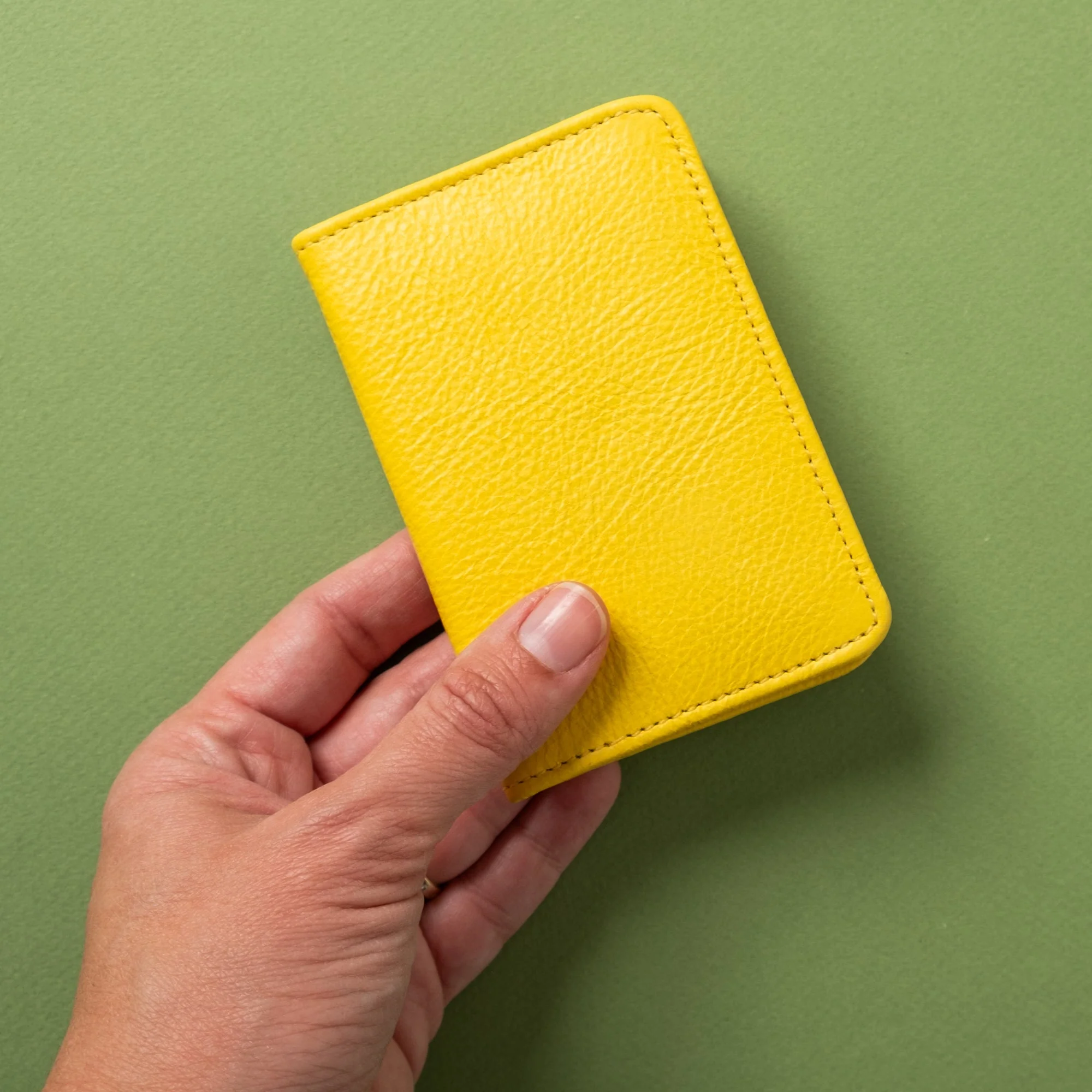 Compact Bifold with RFID Protection - Sunny Yellow - Image 3