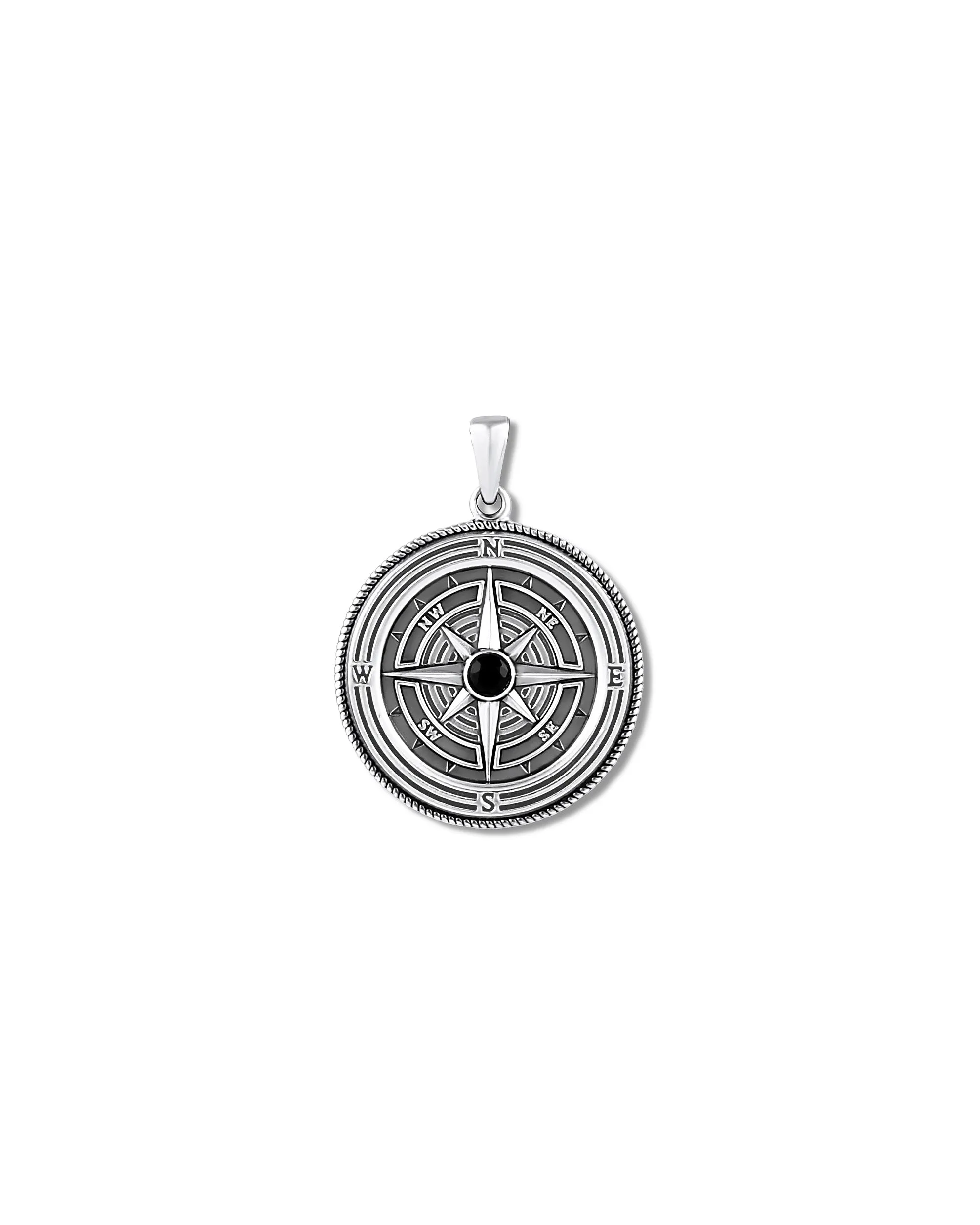 Compass Pendant - Sterling Silver - Image 6