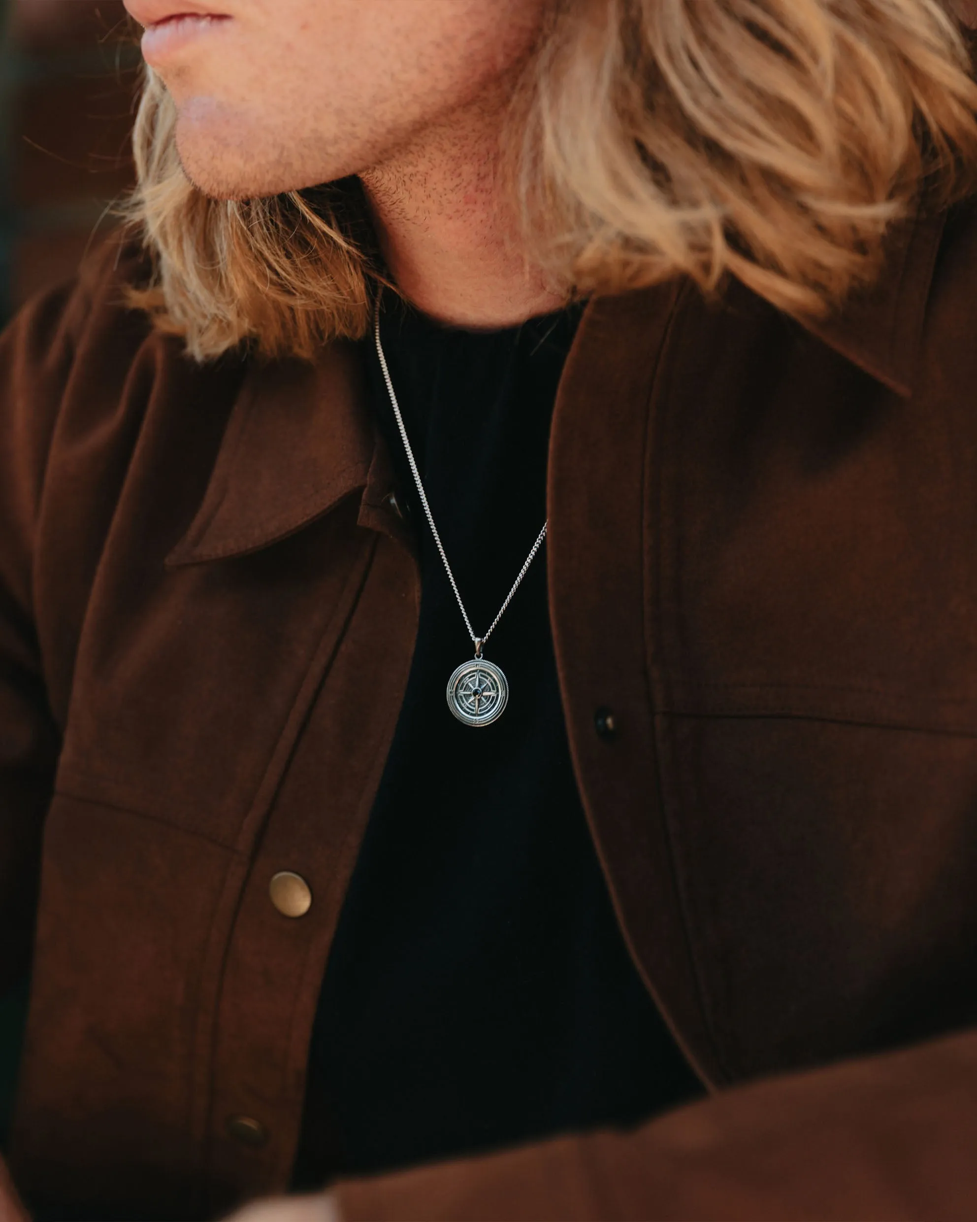 Compass Pendant - Sterling Silver - Image 8