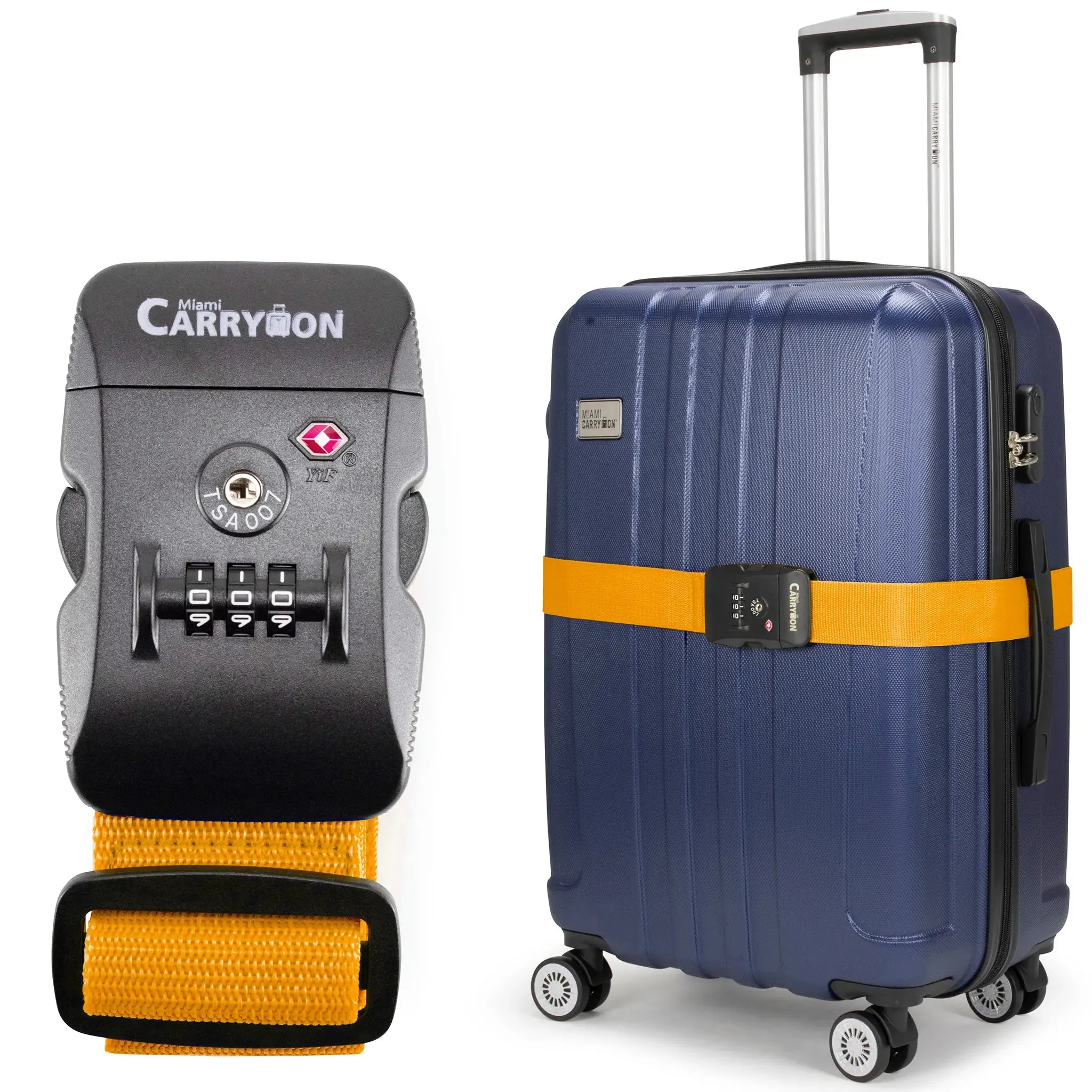 Adjustable TSA Approved Combination Lock Luggage Strap - Image 8