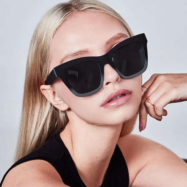Cosmo Sunglasses - Black & Grey - Image 2
