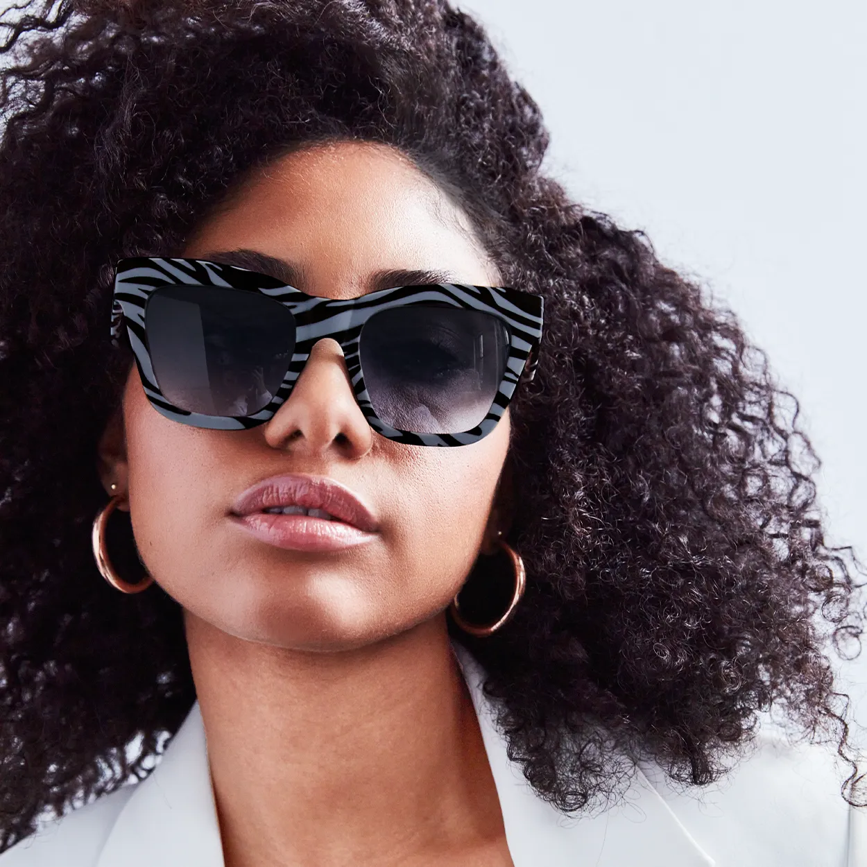 Cosmo Sunglasses - Grey Zebra - Image 2