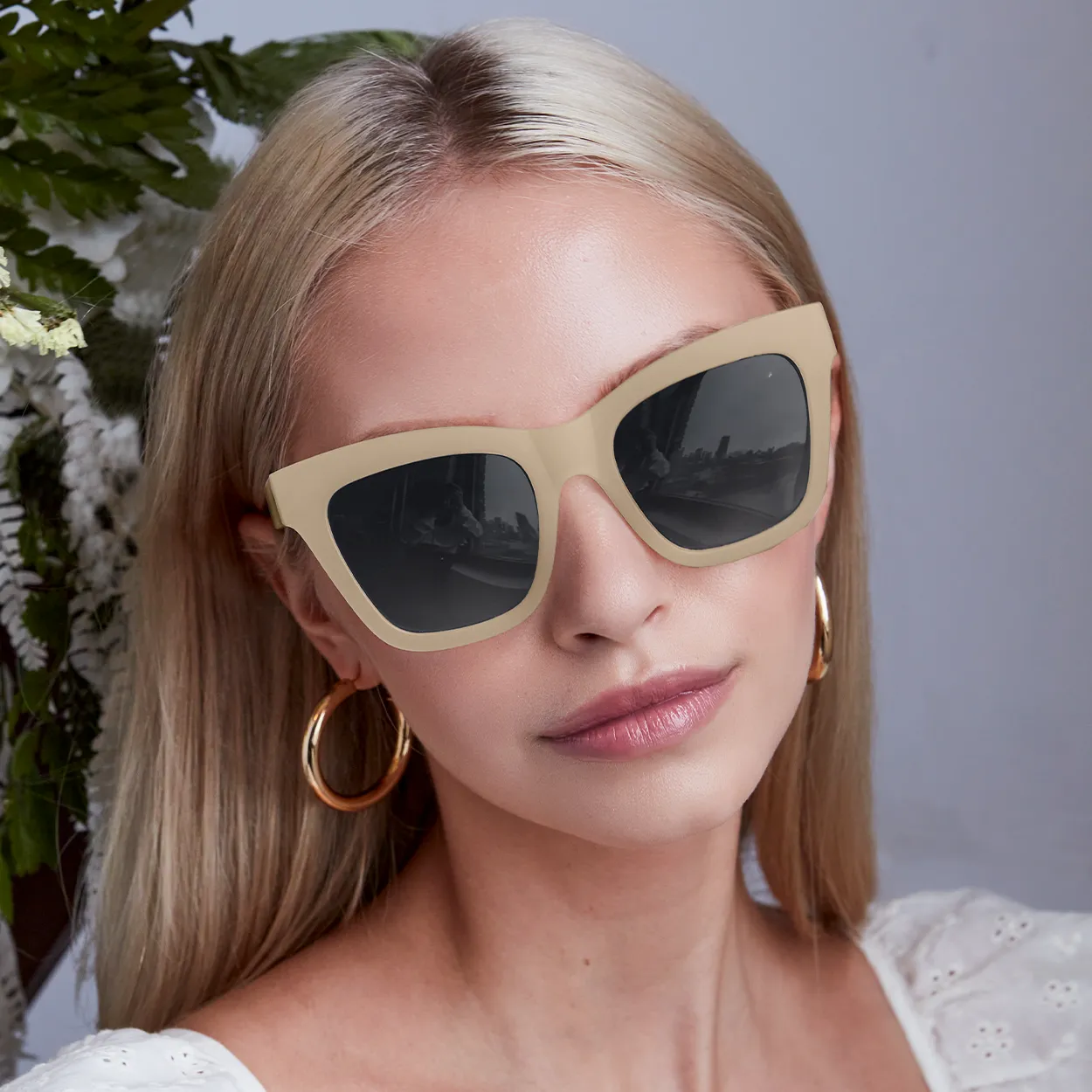 Cosmo Sunglasses - Nude - Image 2