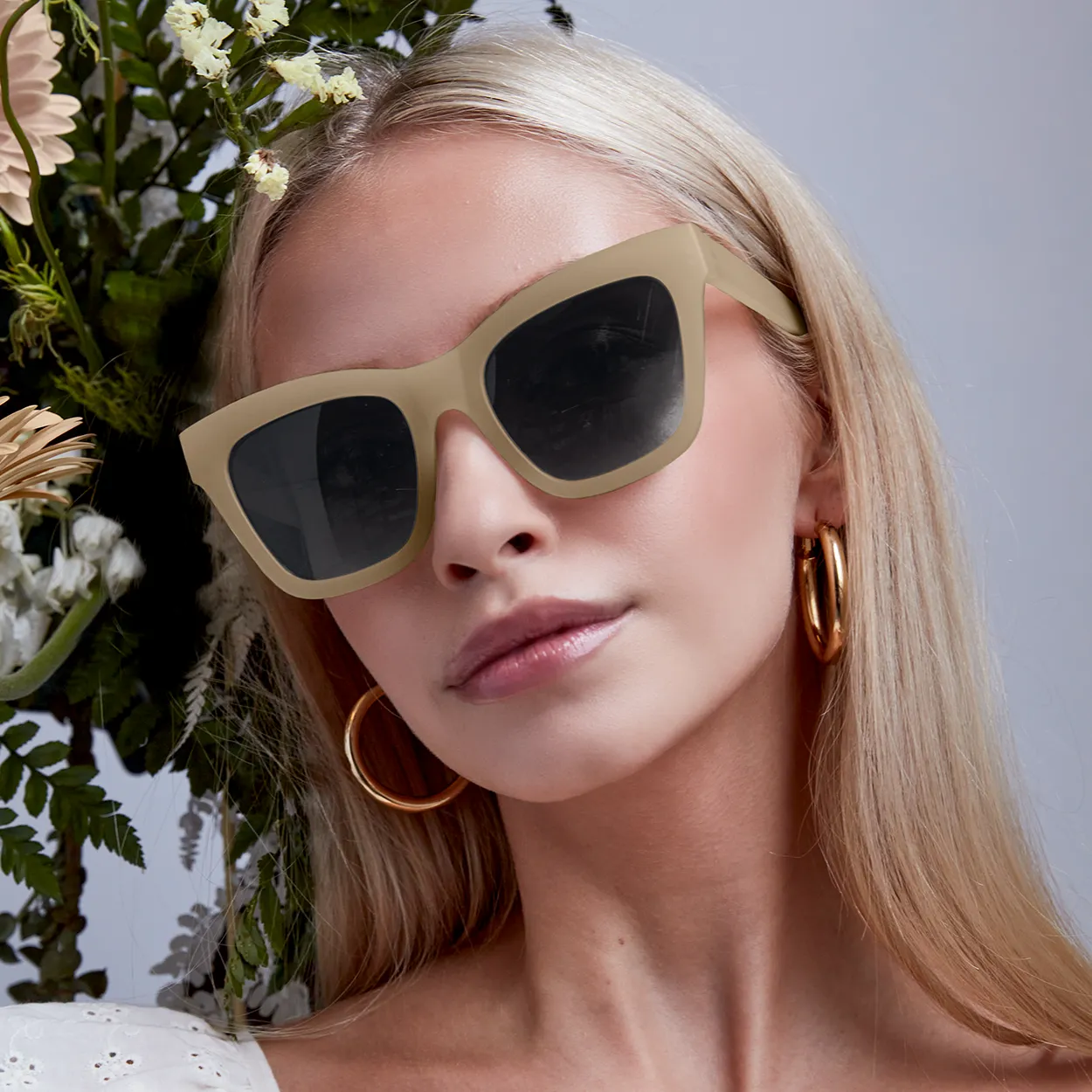 Cosmo Sunglasses - Nude - Image 4