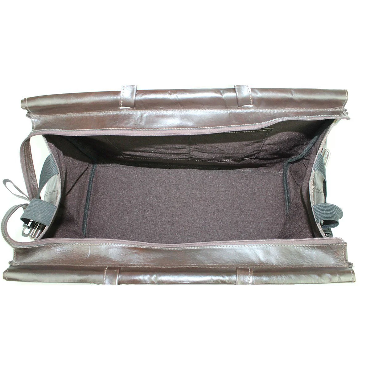 Cowtown Zip-Top Duffel Bag w/ Hair-On Hide - Image 3