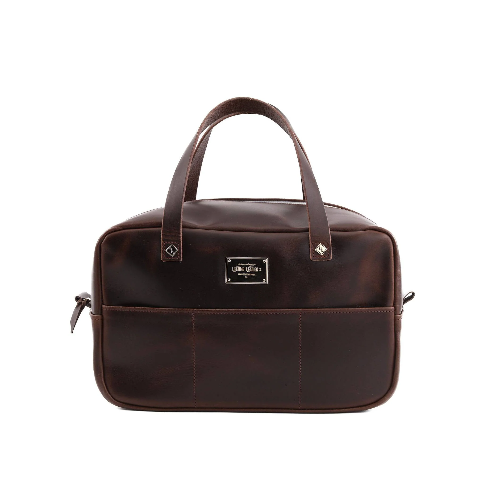 Durable Leather Crash Bag for Travel - Image 3