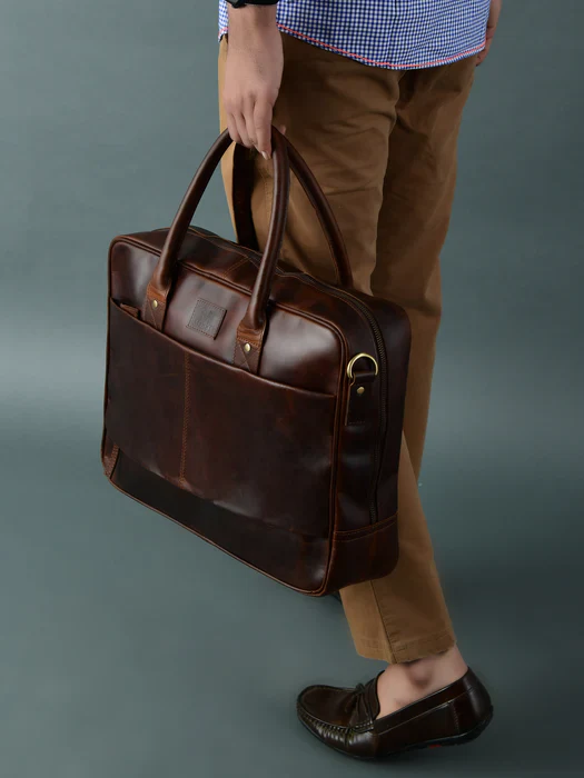 Crimson Contemporary Briefcase - Image 2