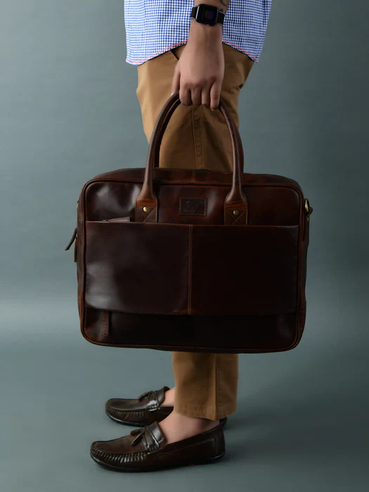 Crimson Contemporary Briefcase - Image 6