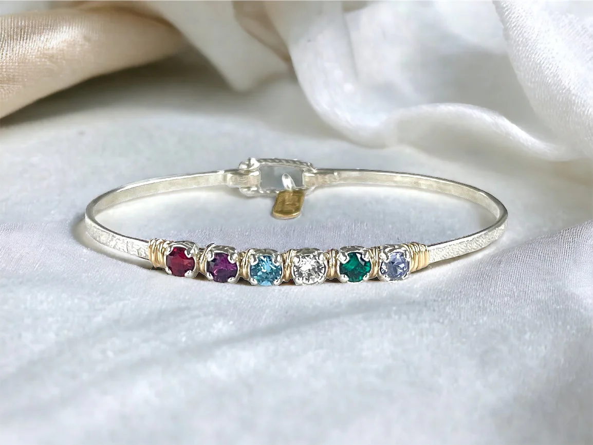 Custom Mothers Birthstone Bracelet Mid-Sized - Image 3