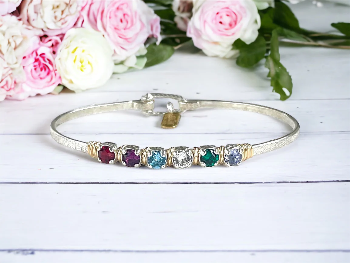 Custom Mothers Birthstone Bracelet Mid-Sized - Image 4