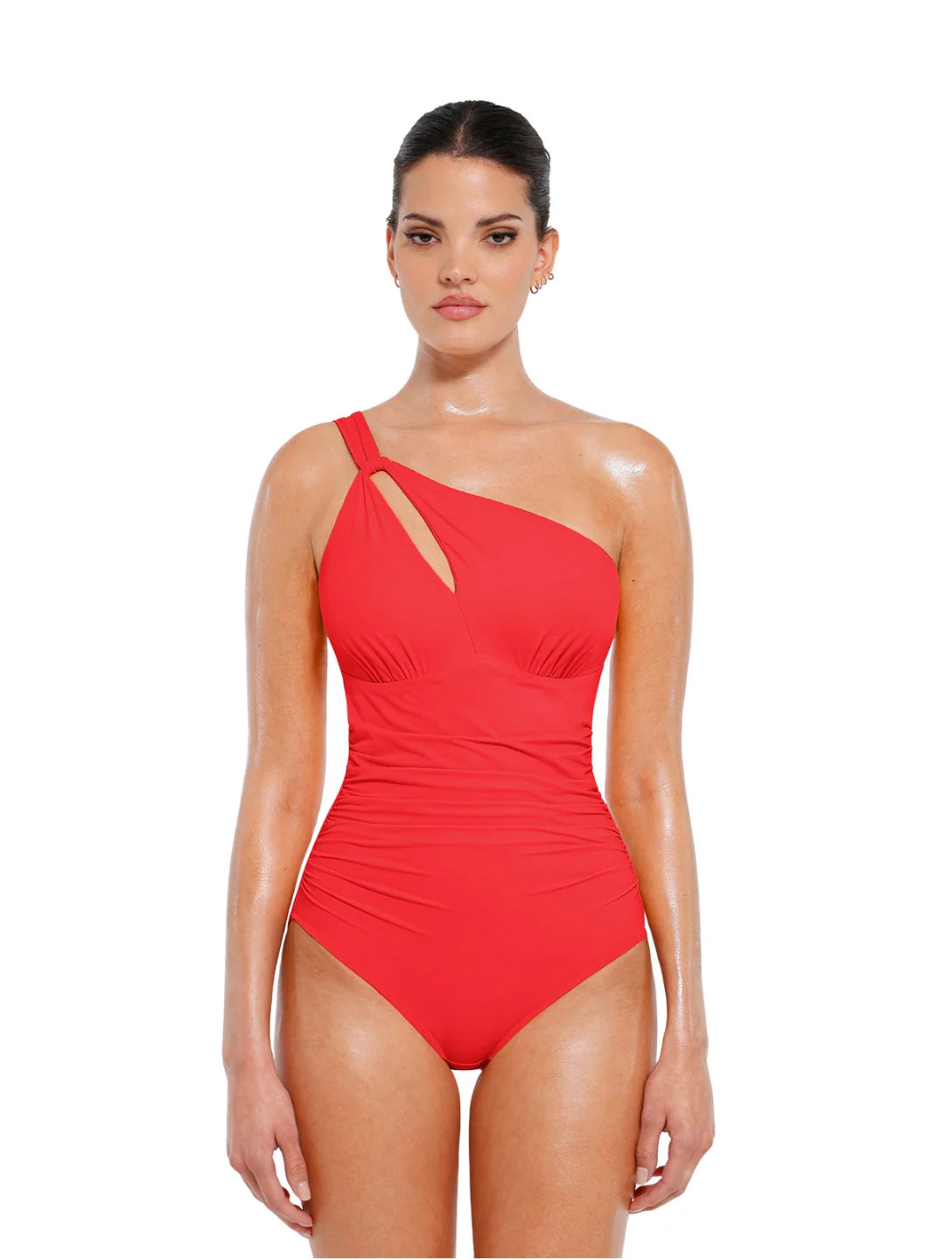 Cut-Out One-Shoulder Shapewear Swimsuit - Image 8