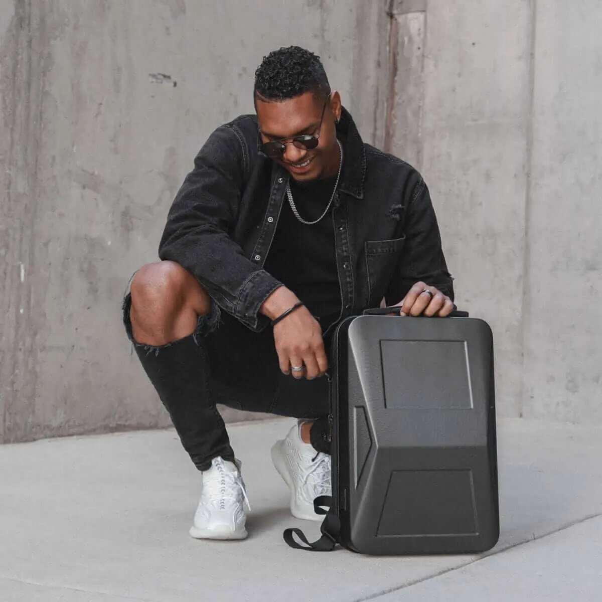 Cyber Backpack - 40L, Expandable Tesla Cybertruck-Inspired - Image 5