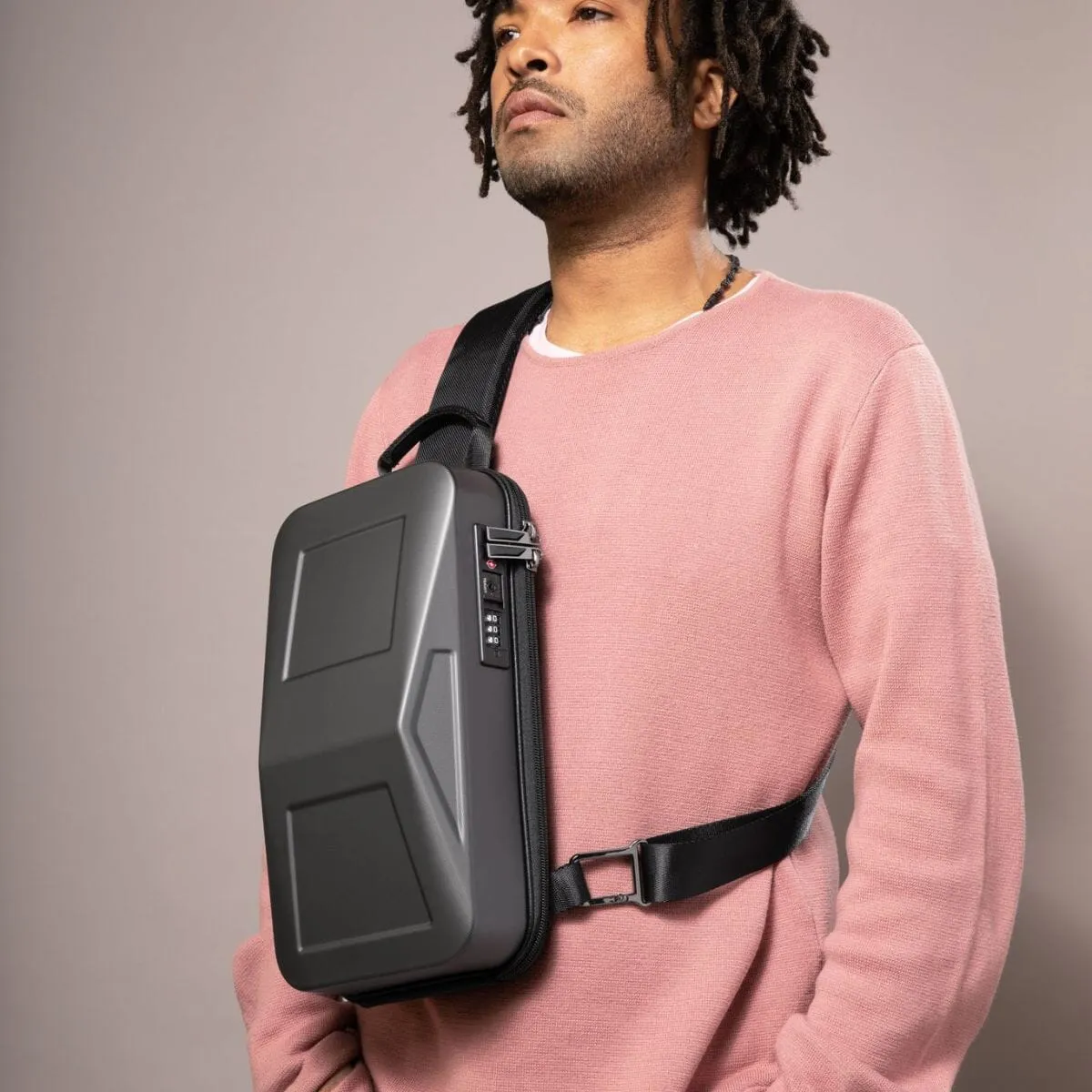 Cyber Sling: Tesla Cybertruck-inspired (7l, Usb Port, Crossbody, Tsa Lock, Messenger Bag) - Image 5