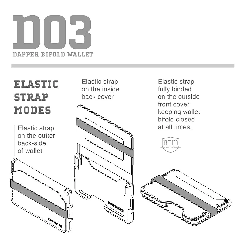 D03 - 3 Pocket Bifold Wallet - Image 13