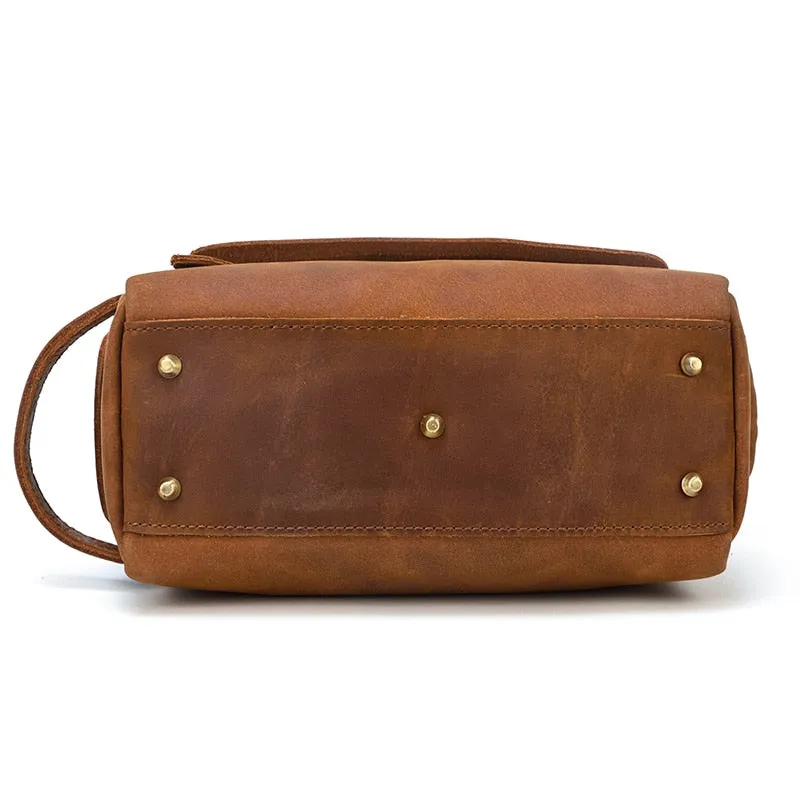 Dado Leather Dopp Kit | Handmade Leather Toiletry Bag - Image 11