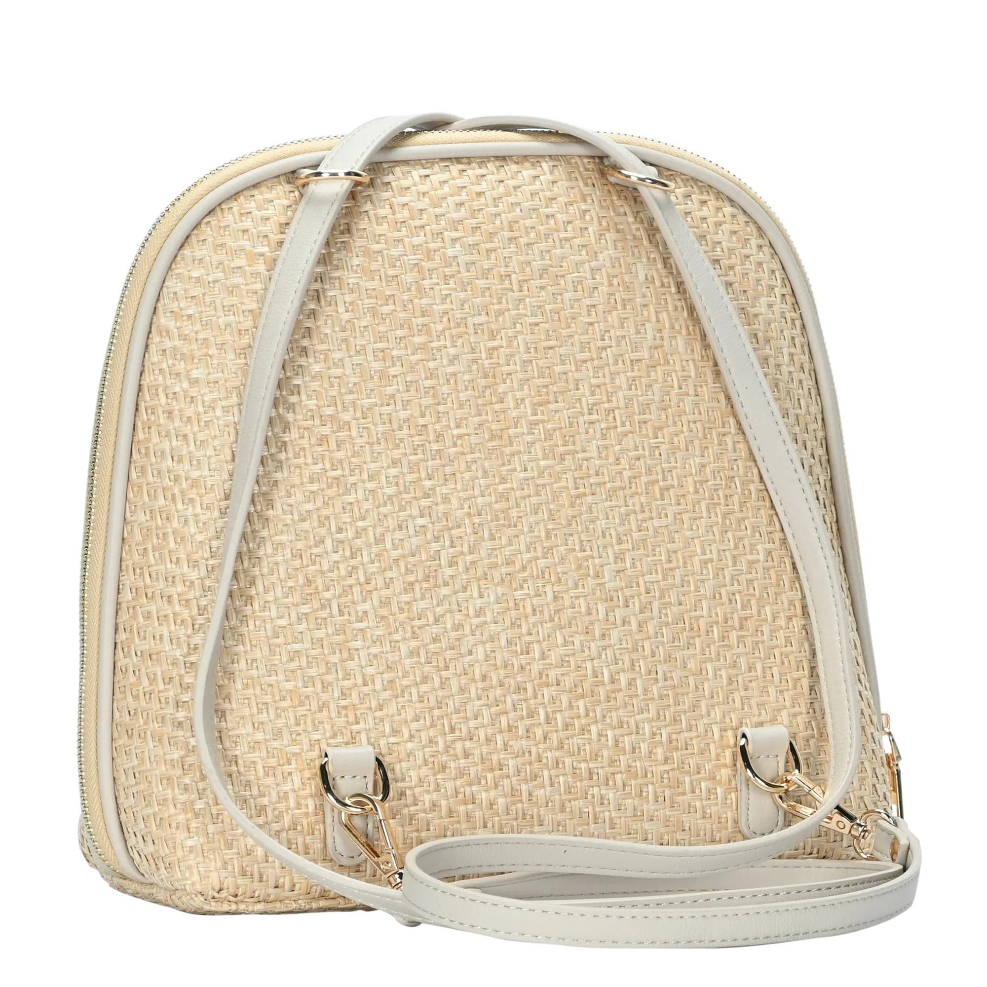 Daisy Bamboo Straw Convertible Backpack - Image 2