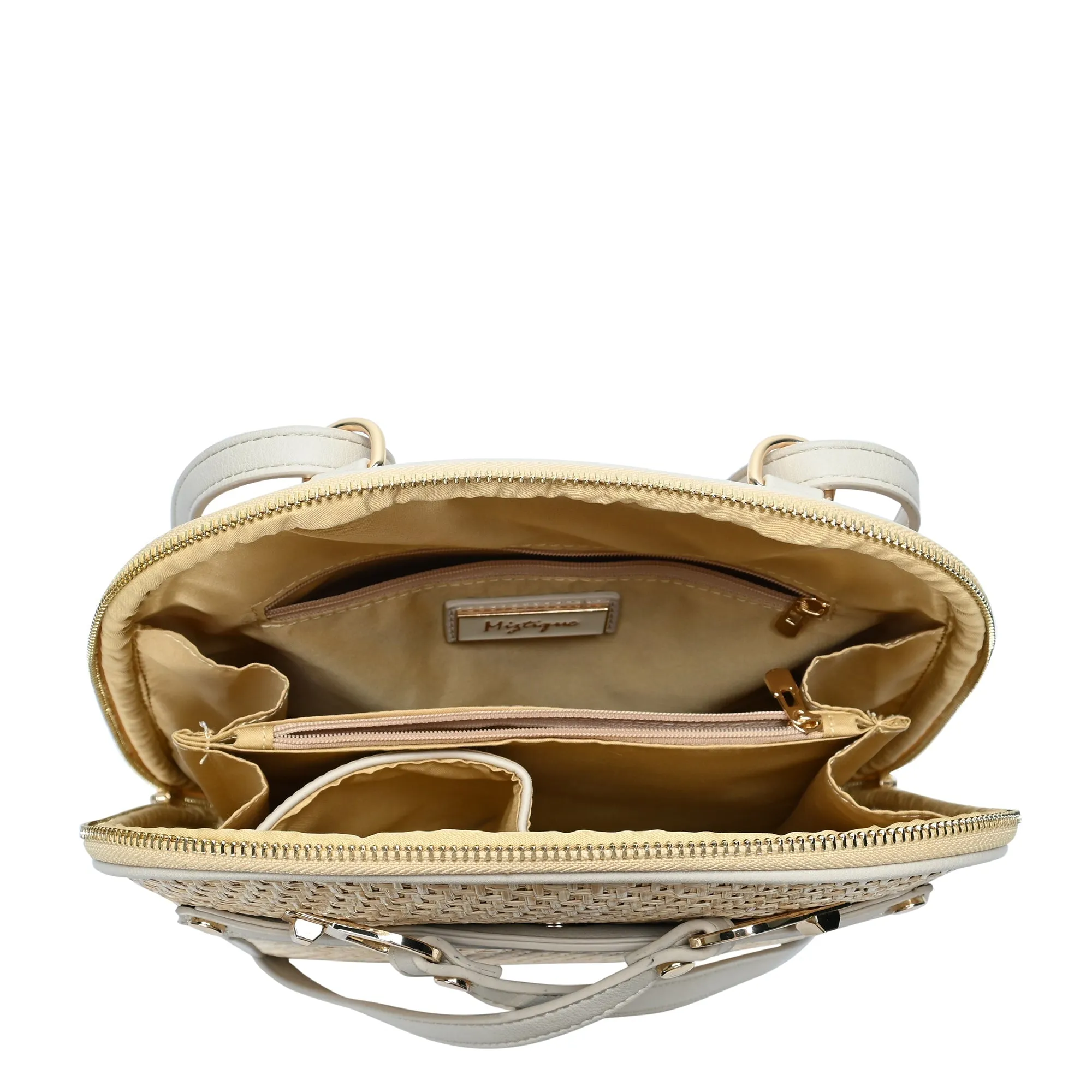 Daisy Bamboo Straw Convertible Backpack - Image 3