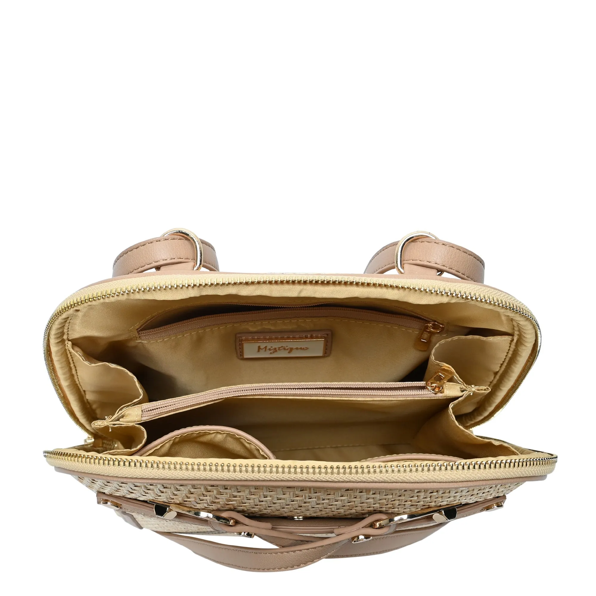 Daisy Bamboo Straw Convertible Backpack - Image 9