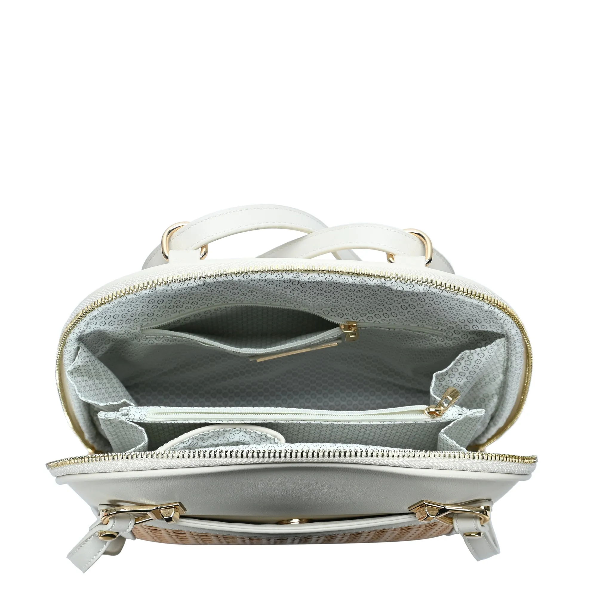 Daisy Rattan Convertible Backpack - Image 3