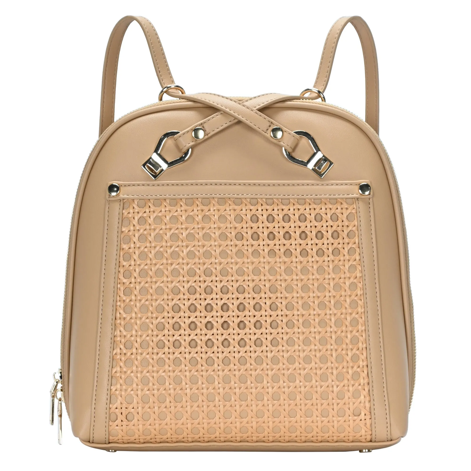 Daisy Rattan Convertible Backpack - Image 7