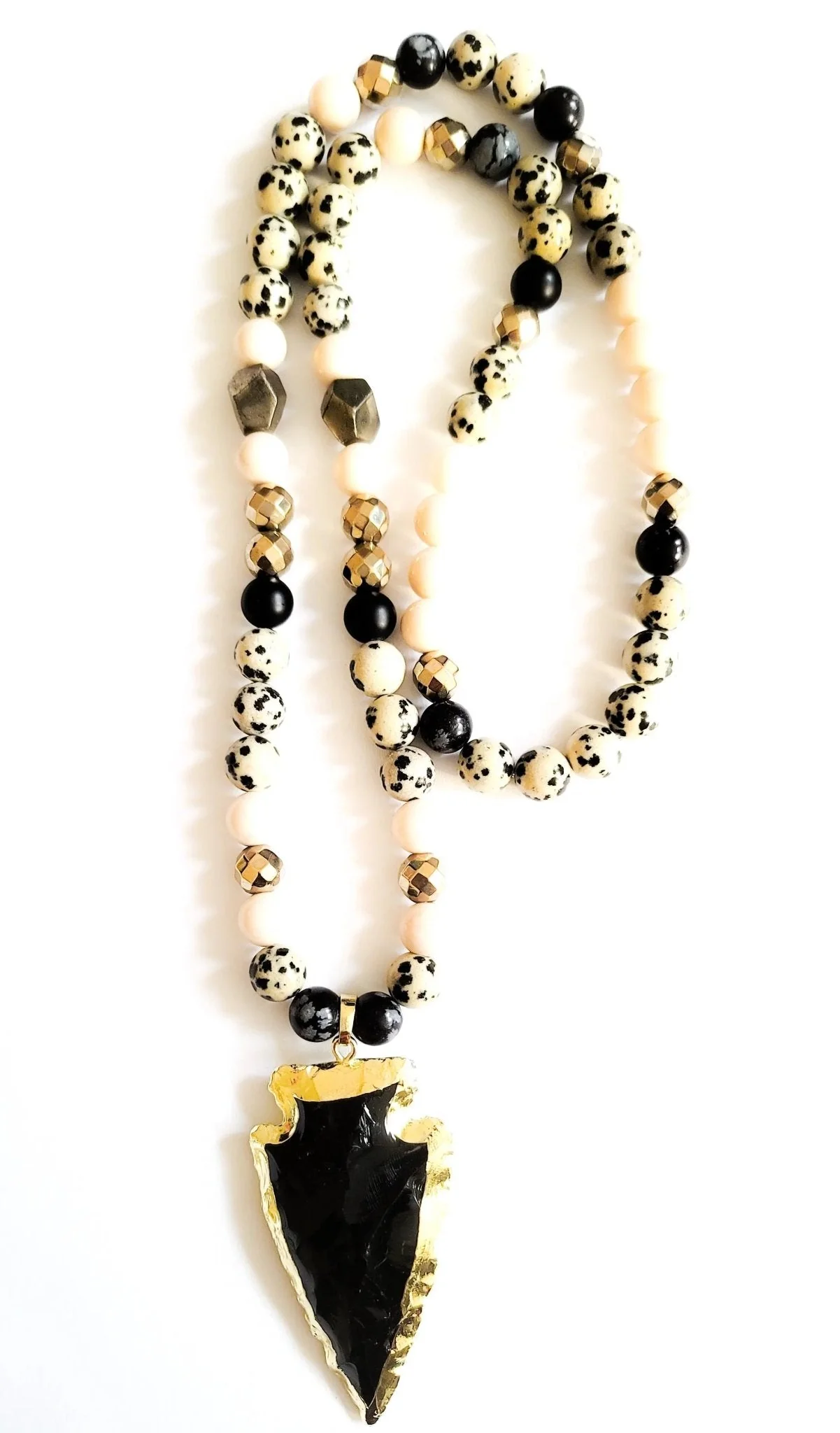 Dalmation Jasper Bracelet Stacked set - Image 5