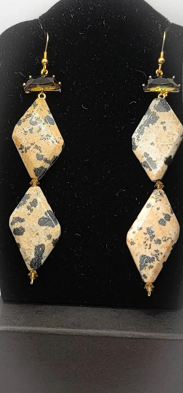 Dalmation Jasper Bracelet Stacked set - Image 6