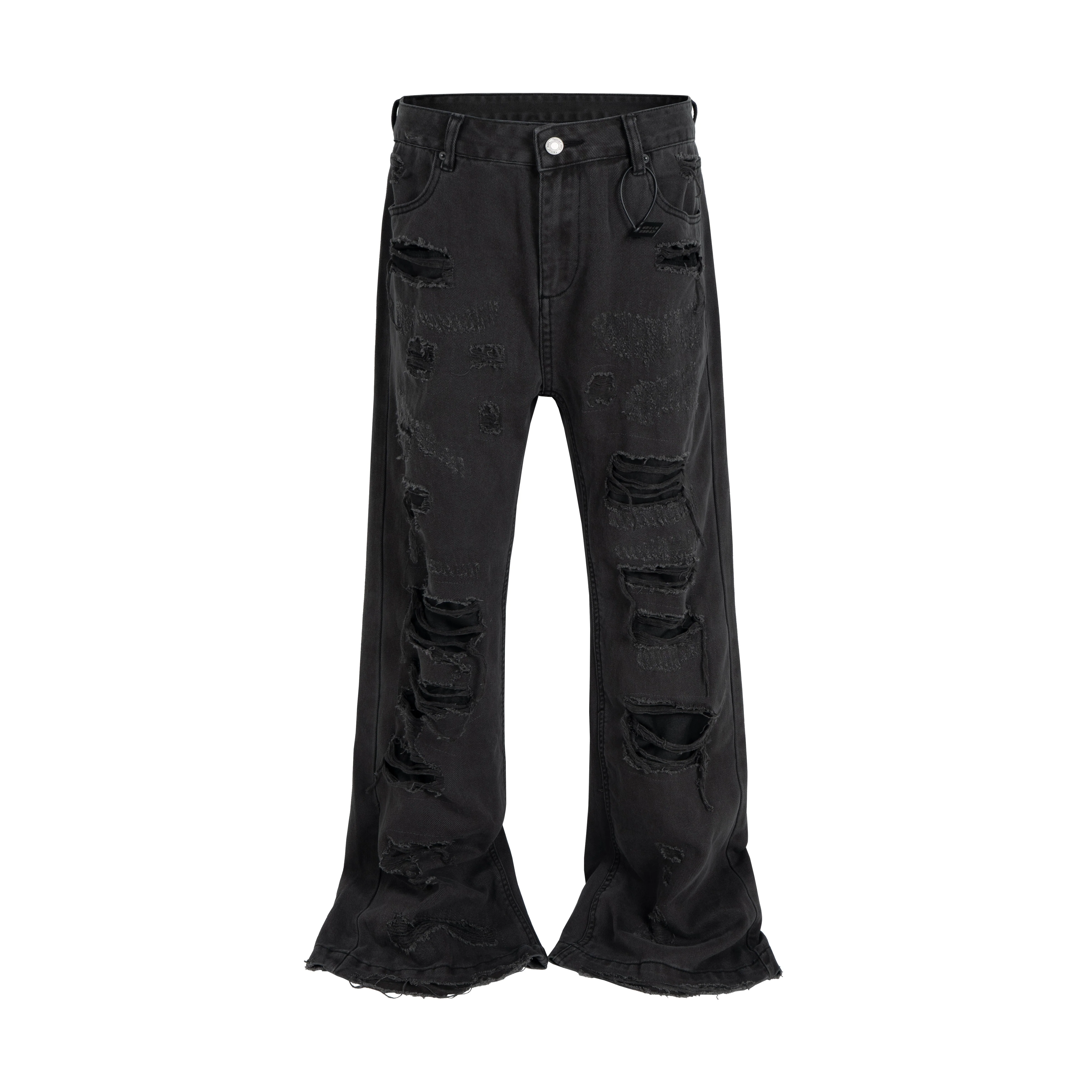 DARK DESTROYED DENIM