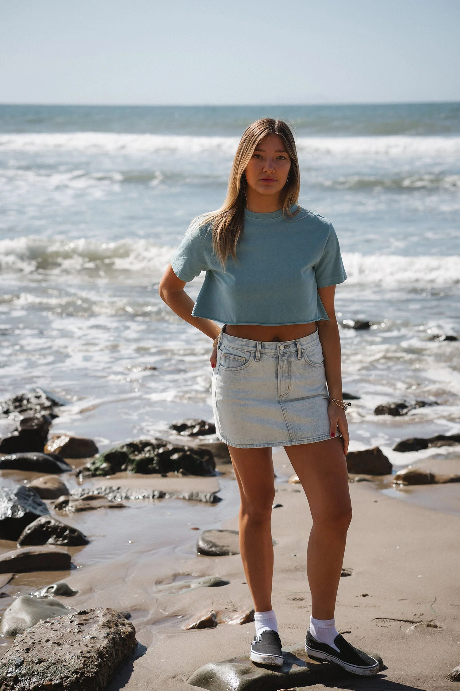 Denim Day Mini Skirt - Image 2