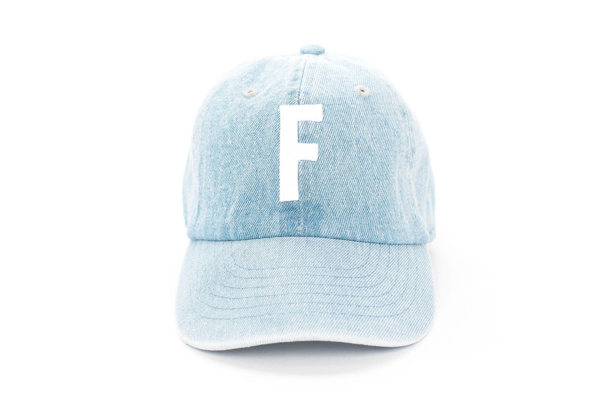 Denim Letter Baseball Hat - Image 10