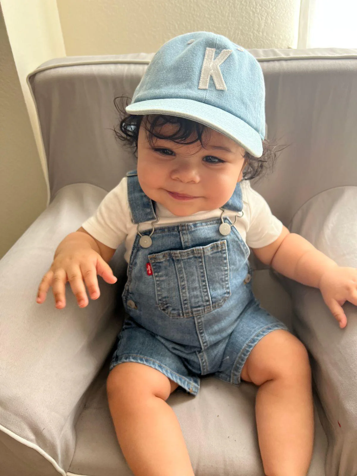 Denim Letter Baseball Hat - Image 12