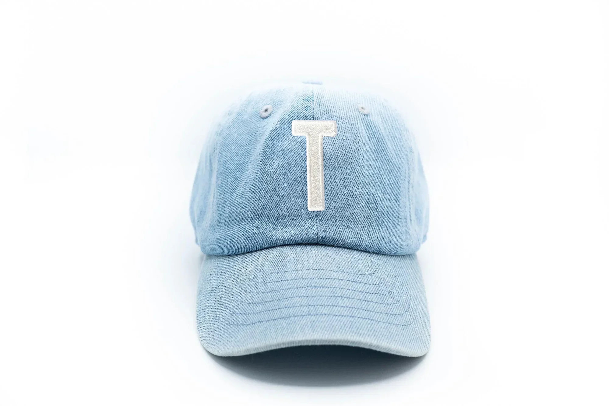 Denim Letter Baseball Hat - Image 39