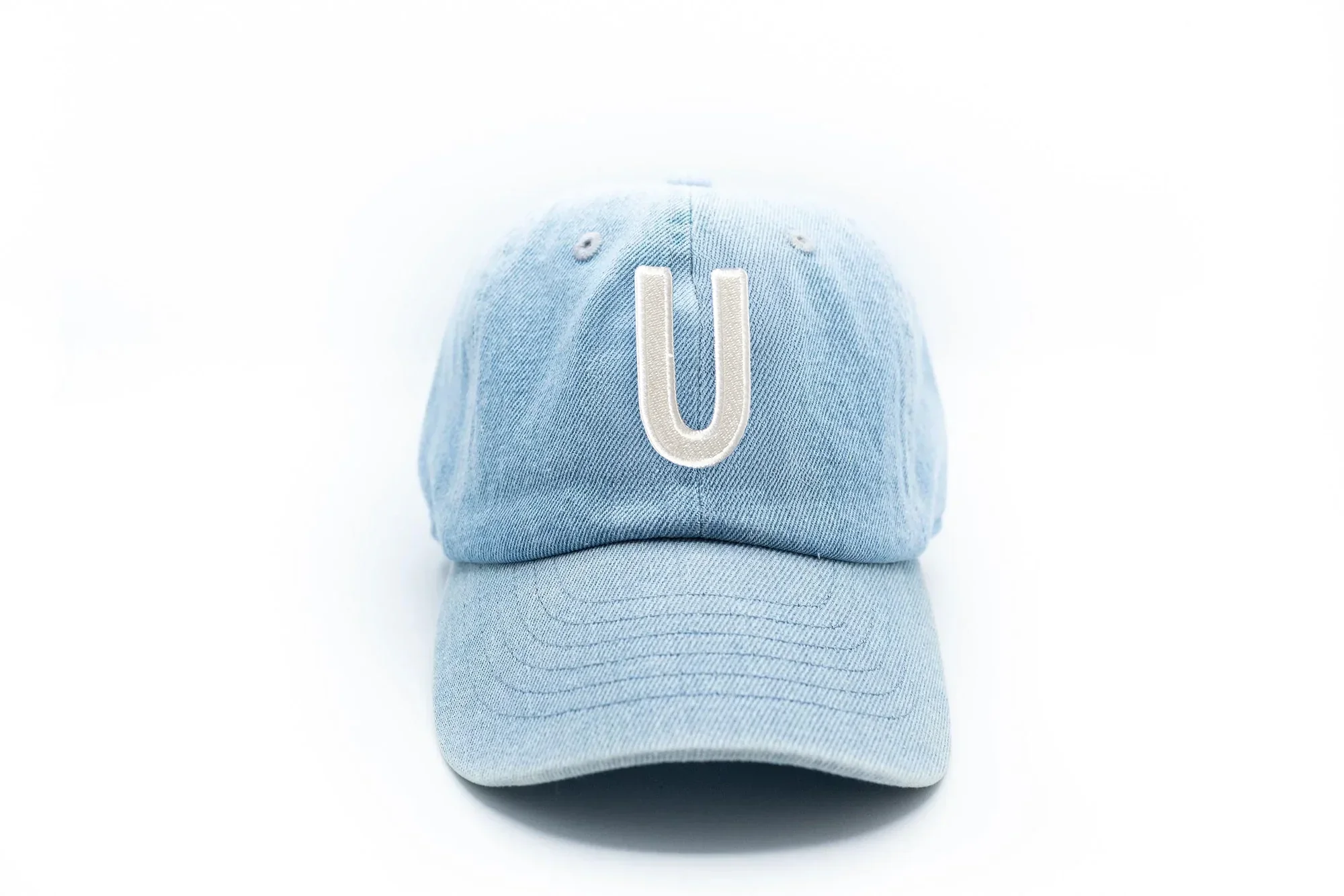 Denim Letter Baseball Hat - Image 40