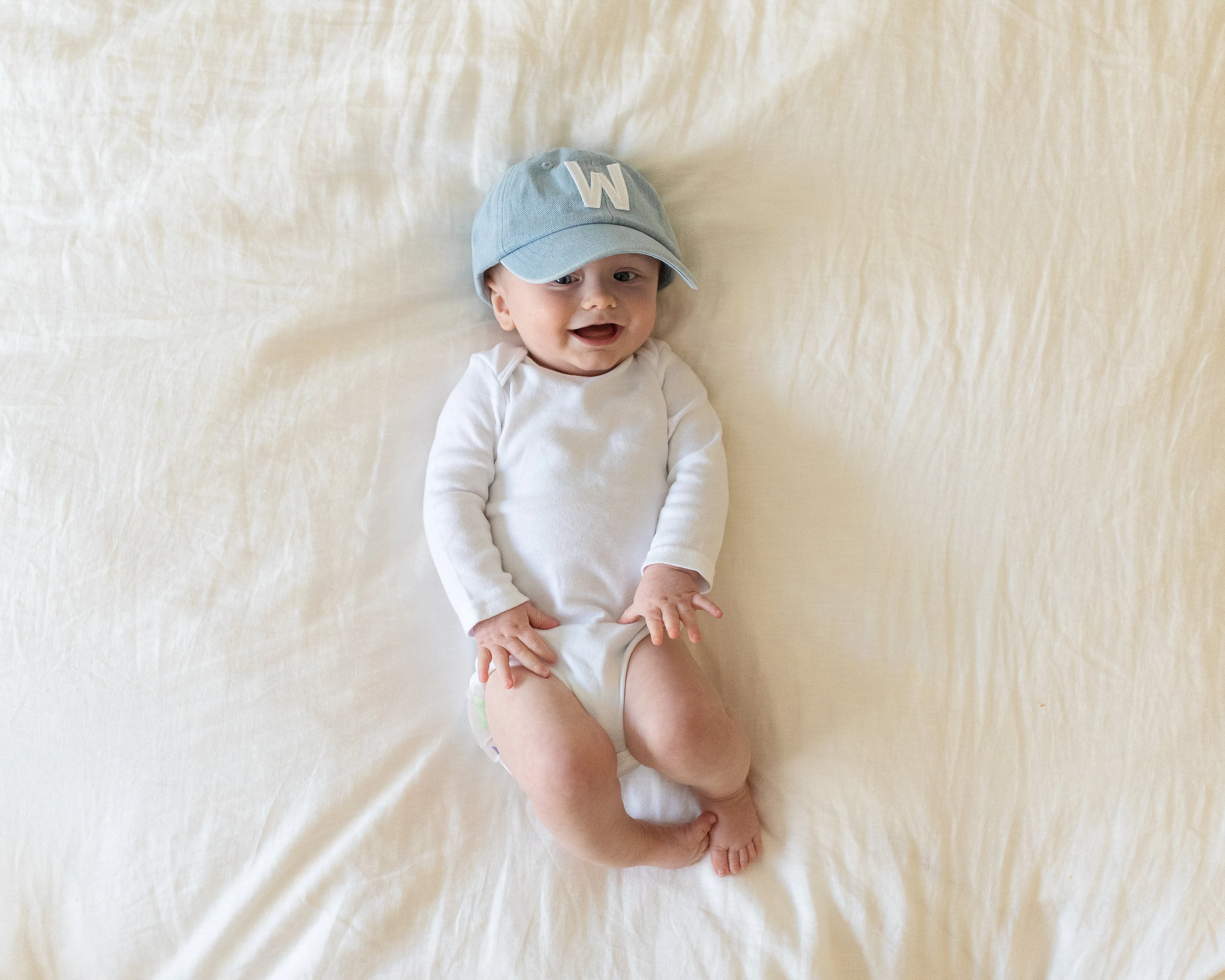 Denim Letter Baseball Hat - Image 5
