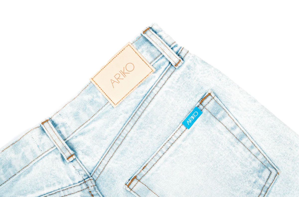 Denim Surf Shorts – Bleached Indigo - Image 6