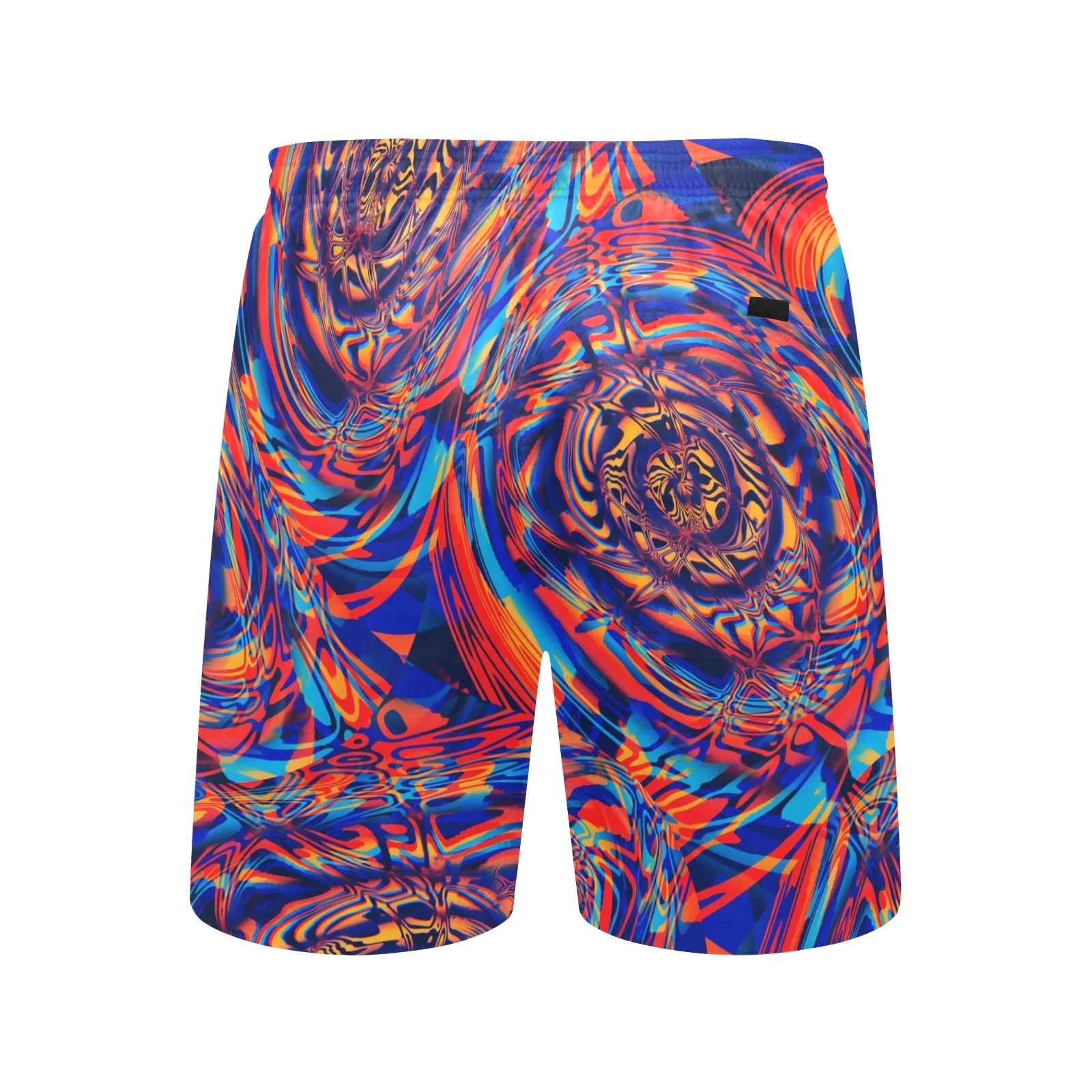 Desert Sunset Fractal Melt Swim Shorts - Image 4