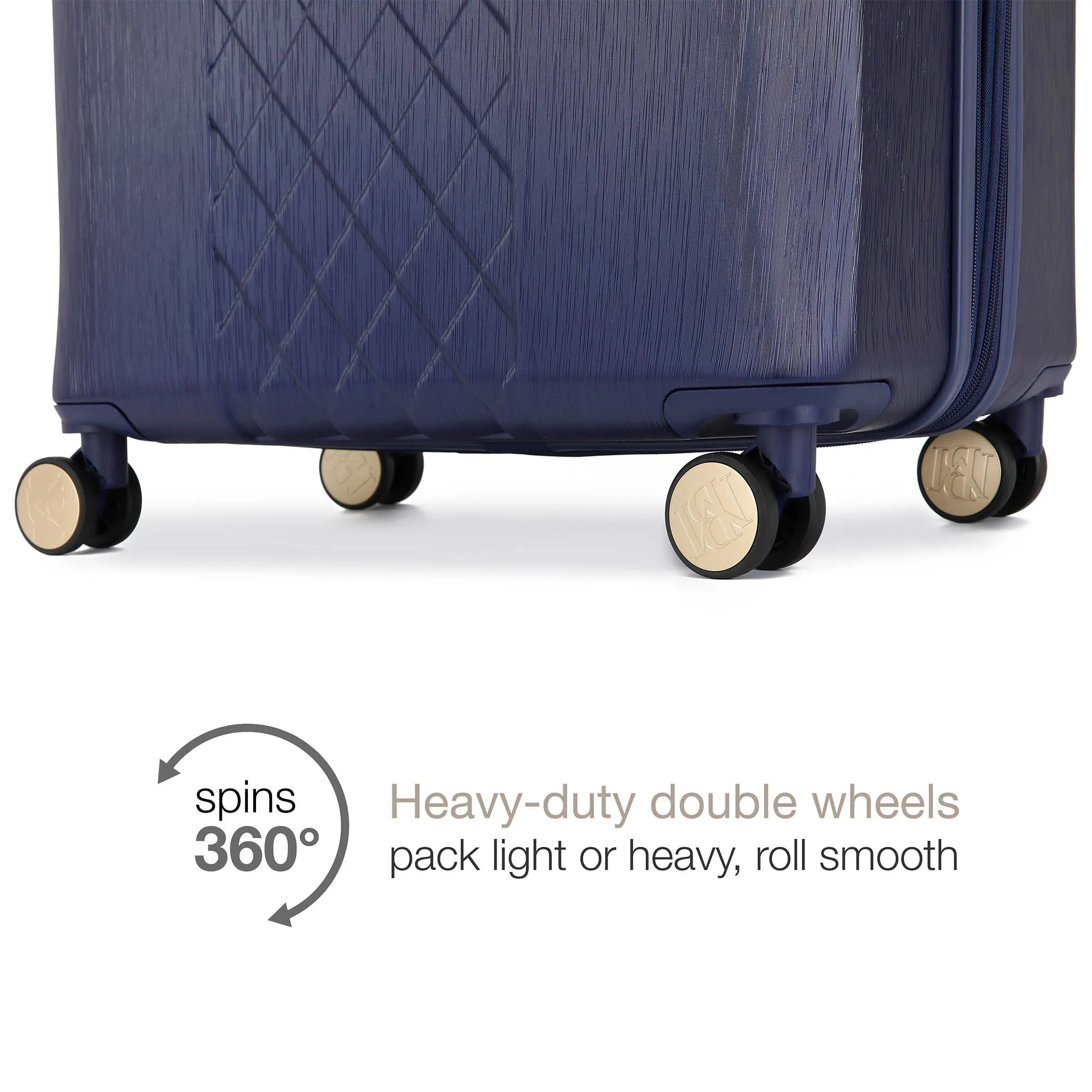 Diamond Expandable Chic Carry-on Suitcase - Image 5