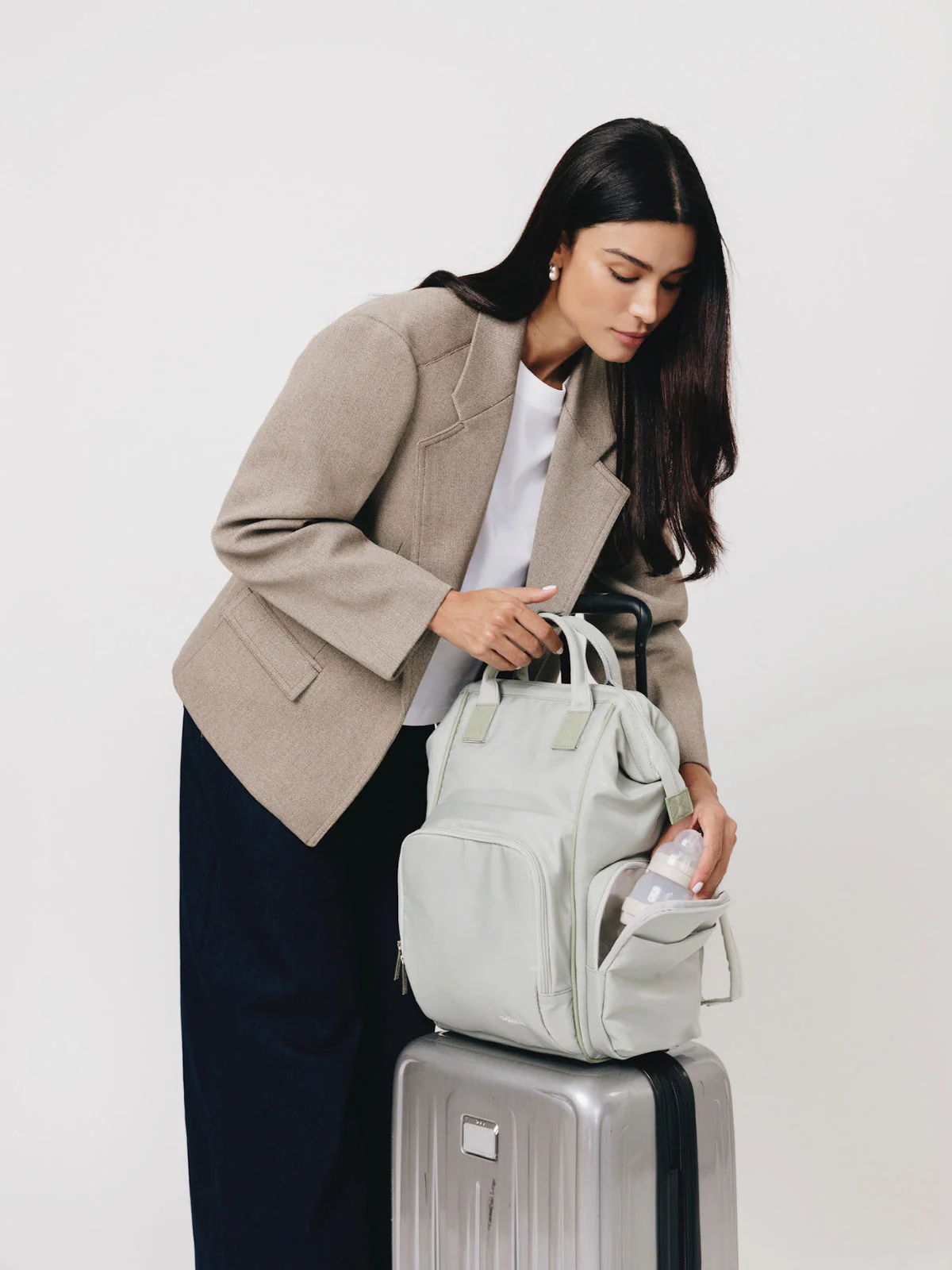 Diaper Bag with Laptop Sleeve - Image 10